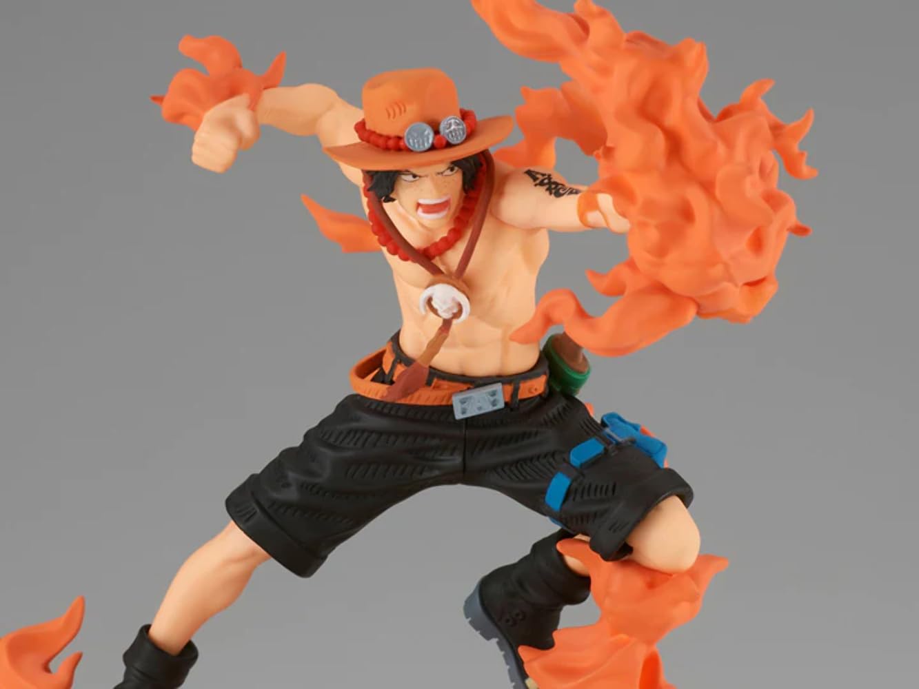 Banpresto Portgas D. Ace Senkozekkei Figure – One Piece, 3.5-Inch Scale
