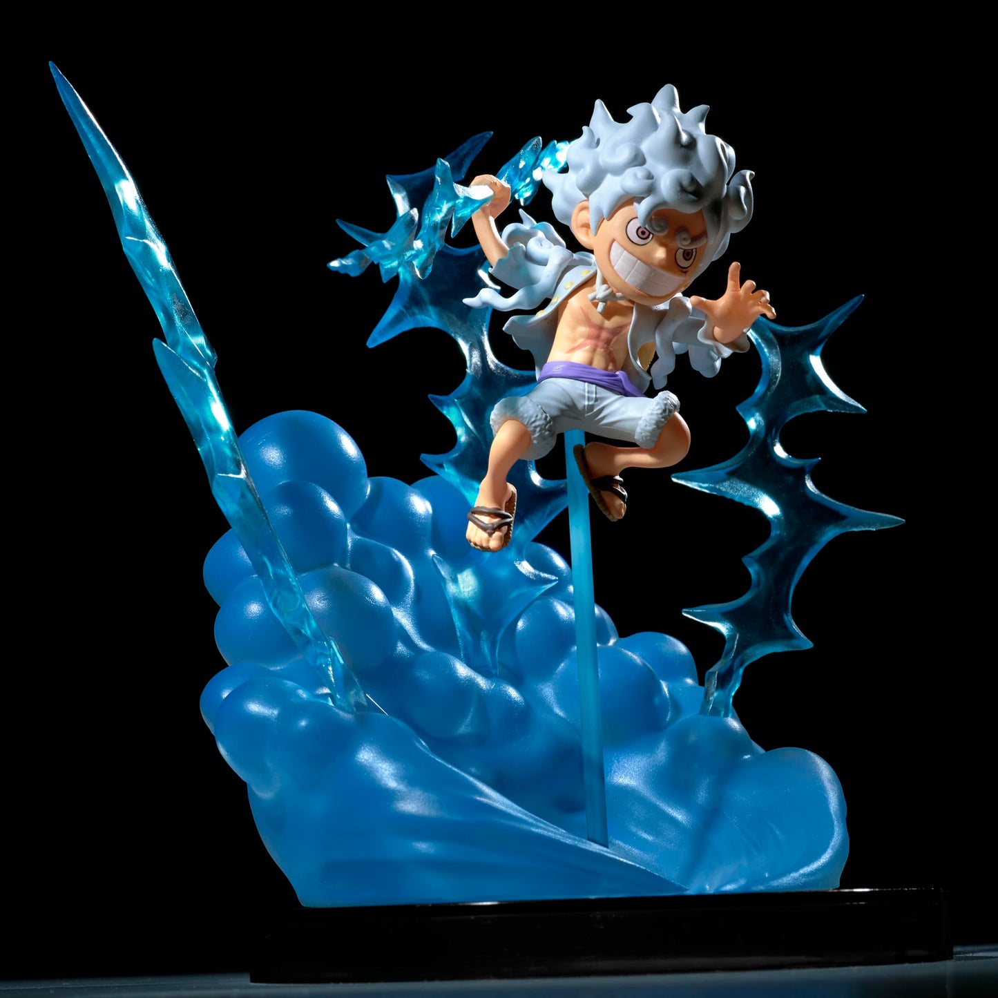 Banpresto Monkey D. Luffy Gear 5 World Collectable Figure - 2.8 in Display