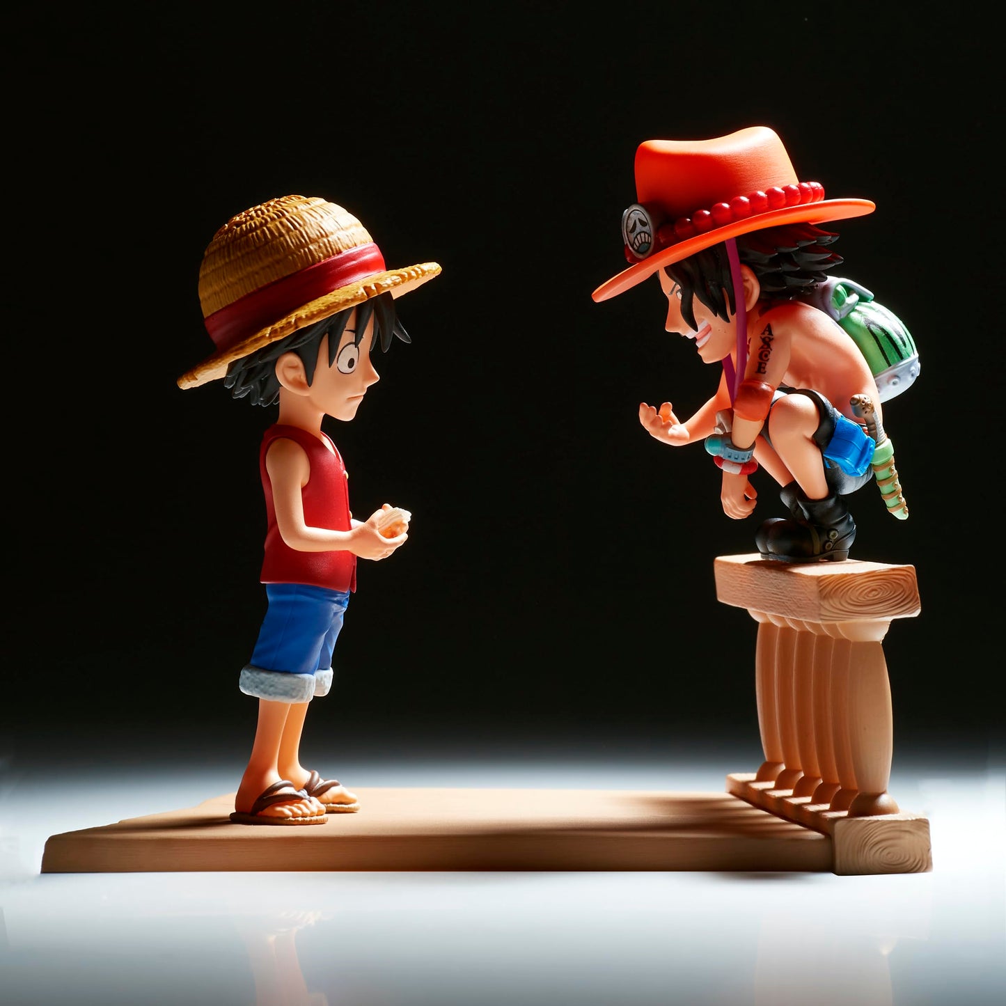 Banpresto WCF Log Stories Monkey D. Luffy & Portgas D. Ace – 3.2 inch One Piece Figure