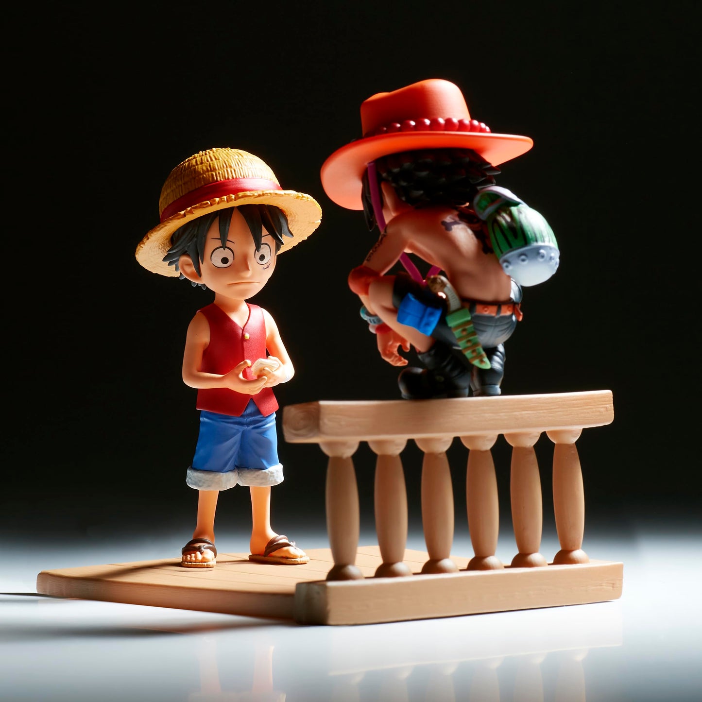 Banpresto WCF Log Stories Monkey D. Luffy & Portgas D. Ace – 3.2 inch One Piece Figure