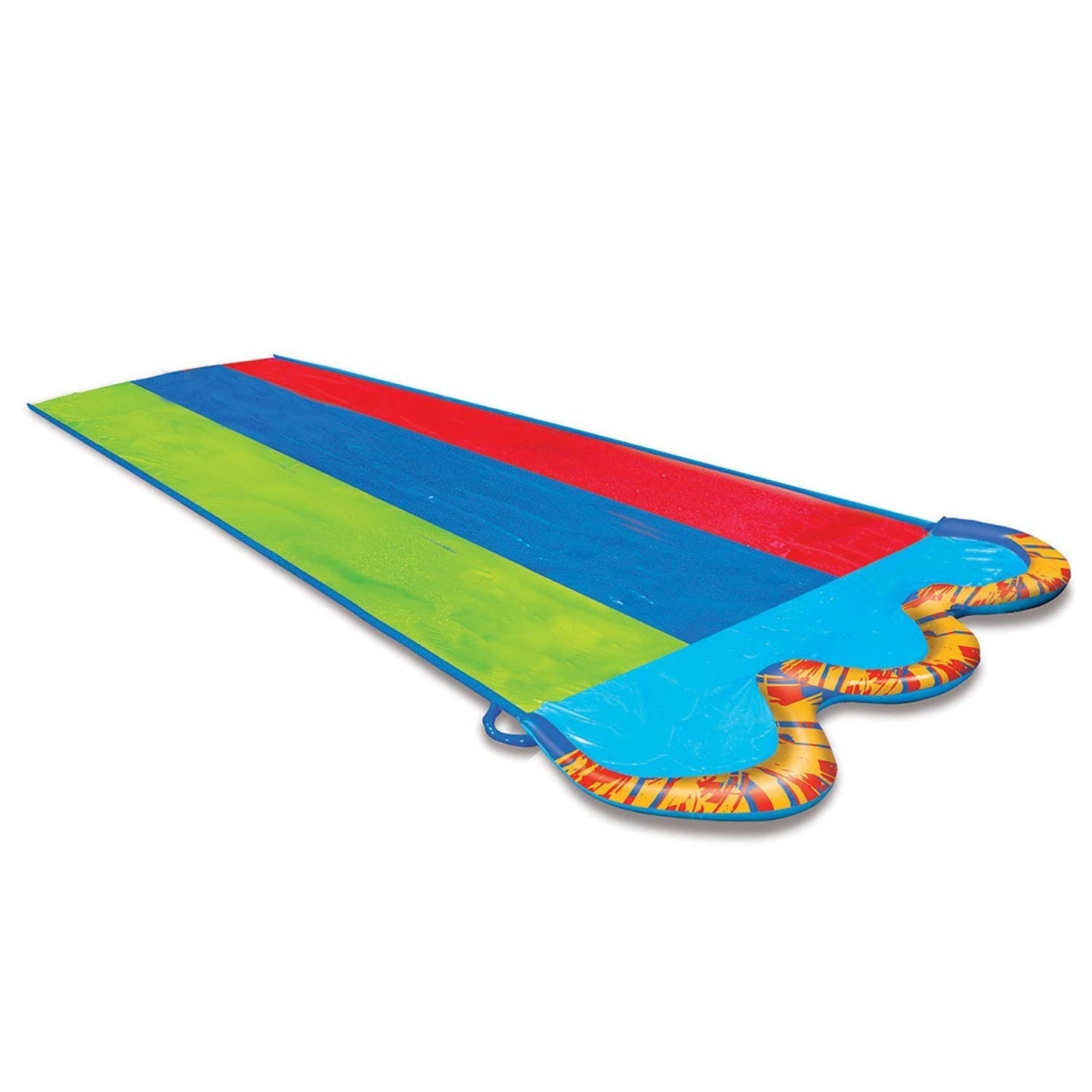 Banzai Triple Racer 16 Ft Water Slide – 3 Bodyboards Included, Multicolor