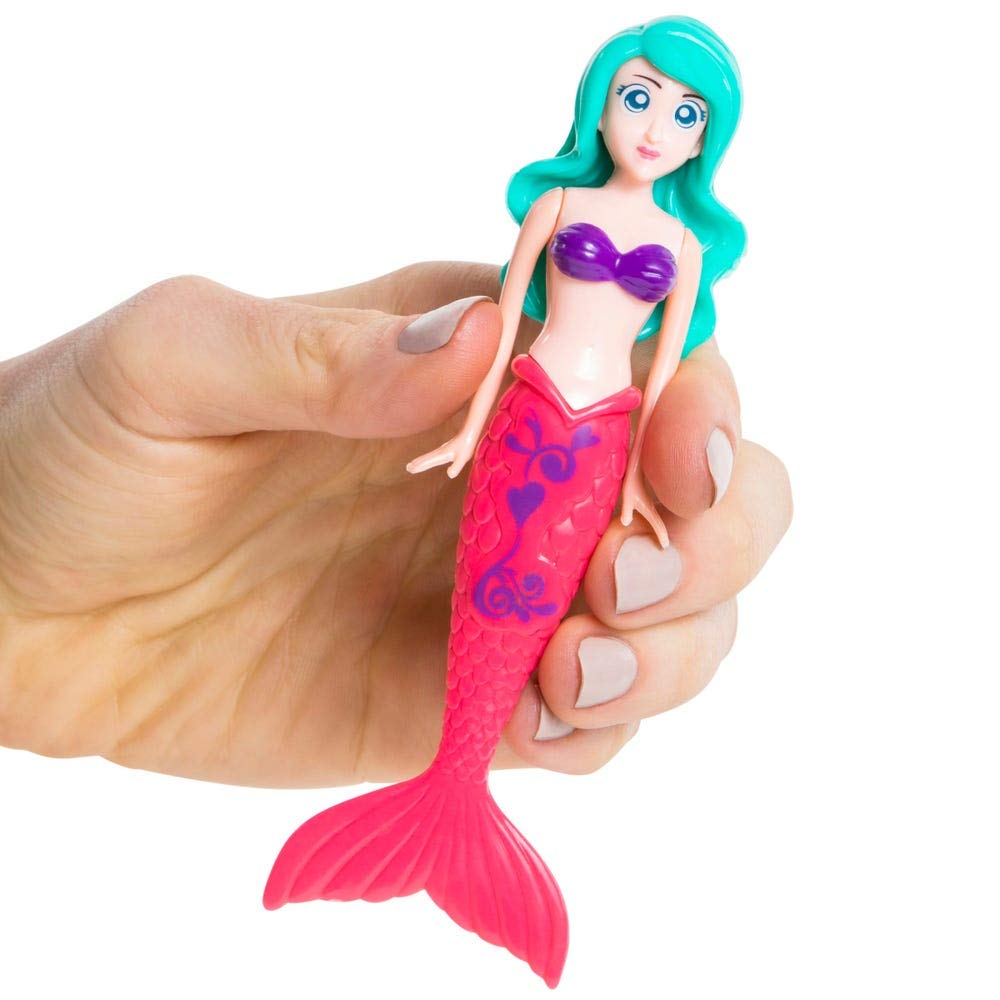 BANZAI Fun Stuff: 3 Piece Magical Mermaid Dolls – Assorted Colors