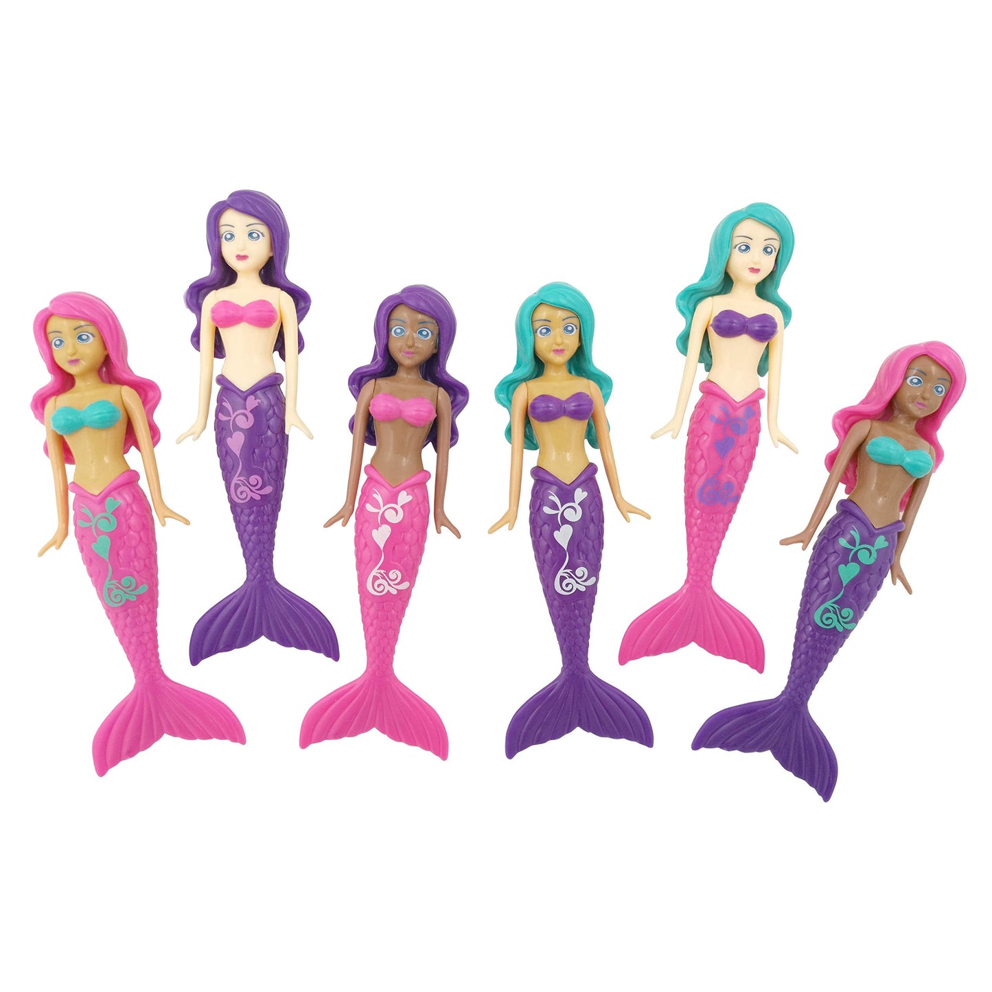 BANZAI Magical MERMAIDSDIVE Game – 6 Pack | Pool Diving Toys