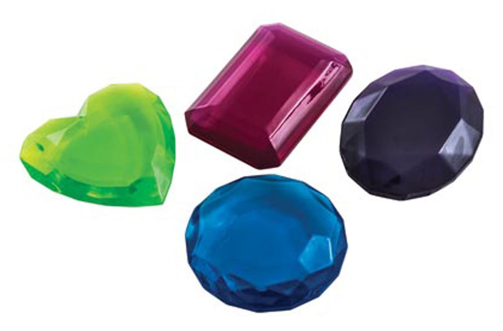BANZAI Precious Dive Gems 4 Pack – Colorful Pool Diving Toys for Kids 3+