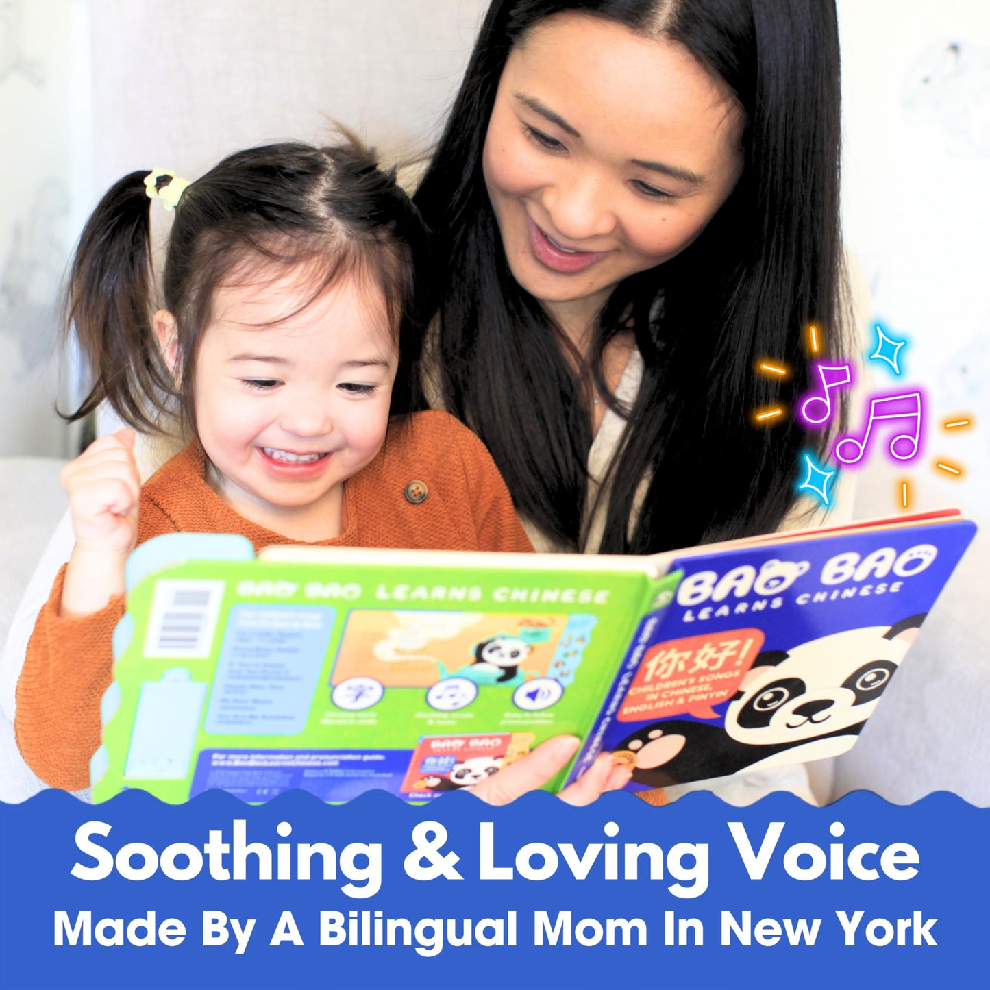 Bao Bao Learns Chinese Vol. 2 – Bilingual Chinese Baby Book with Sound and Pinyin