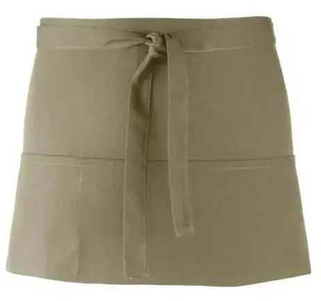 Bar Apron Dark Grey, Blue, Olive Green, Royal Color
