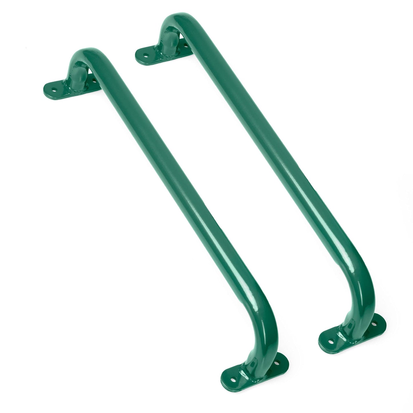 Barcaloo 17-Inch Green Safety Handles for Playsets | Durable Metal Grabs