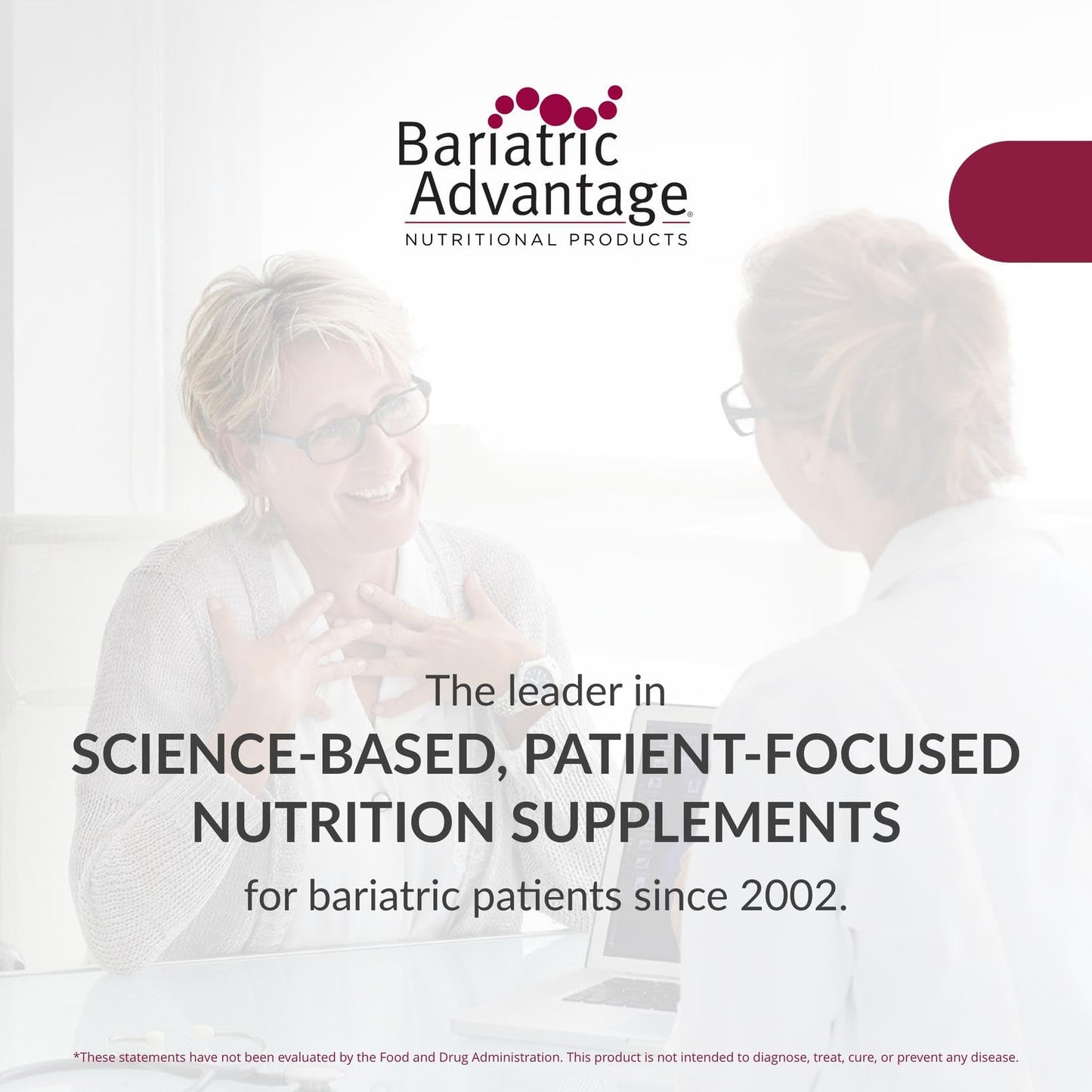 Bariatric Advantage Chewable Ultra Solo with Iron – One Daily Multivitamin (30 Tablets) – Gluten Free Citrus