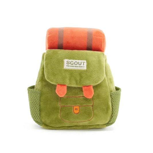 Bark Rowdy Ruckus Rucksack Dog Toy