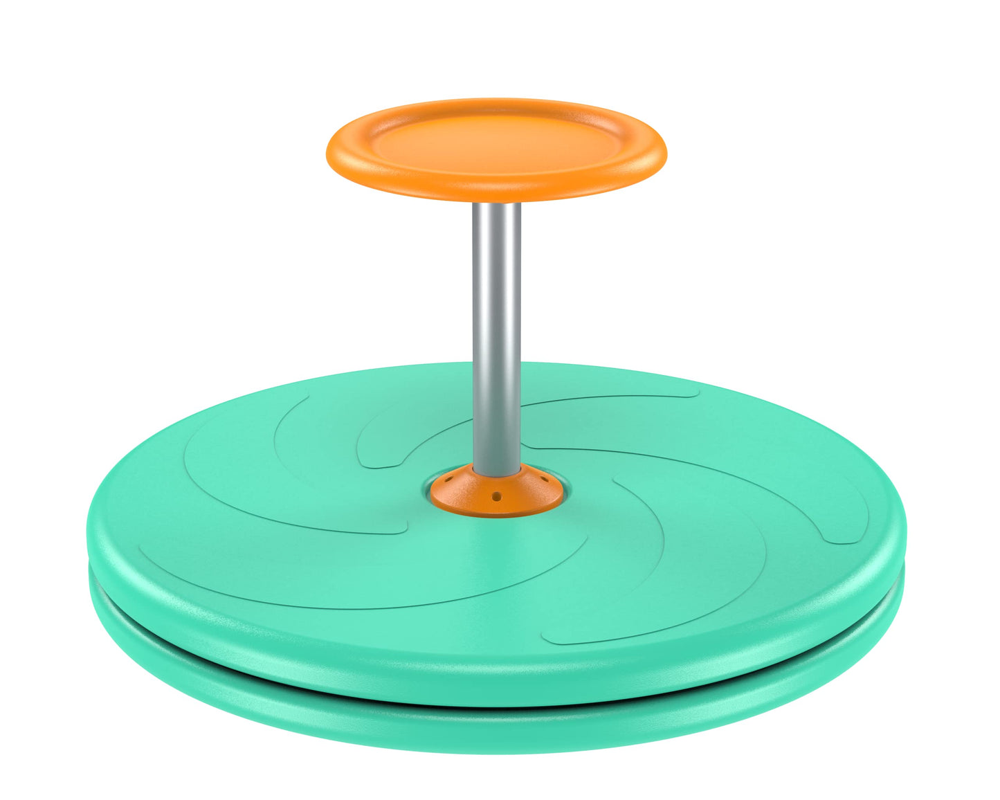BARNEY KAITE BS Spinner-X Seated Spinner Toy for Kids 3+ — Bigger Size, Durable Green