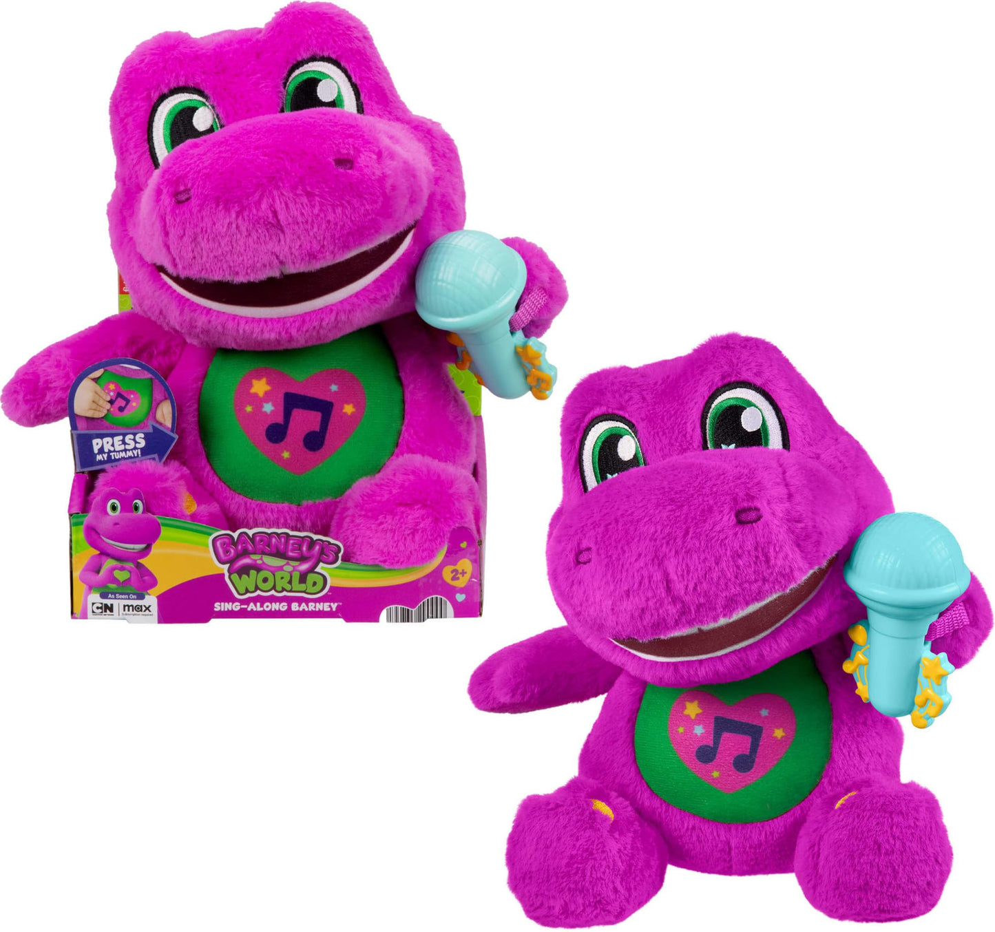Barney’s World Toddler Toys by Fisher-Price - 10.5-Inch Sing-Along Plush