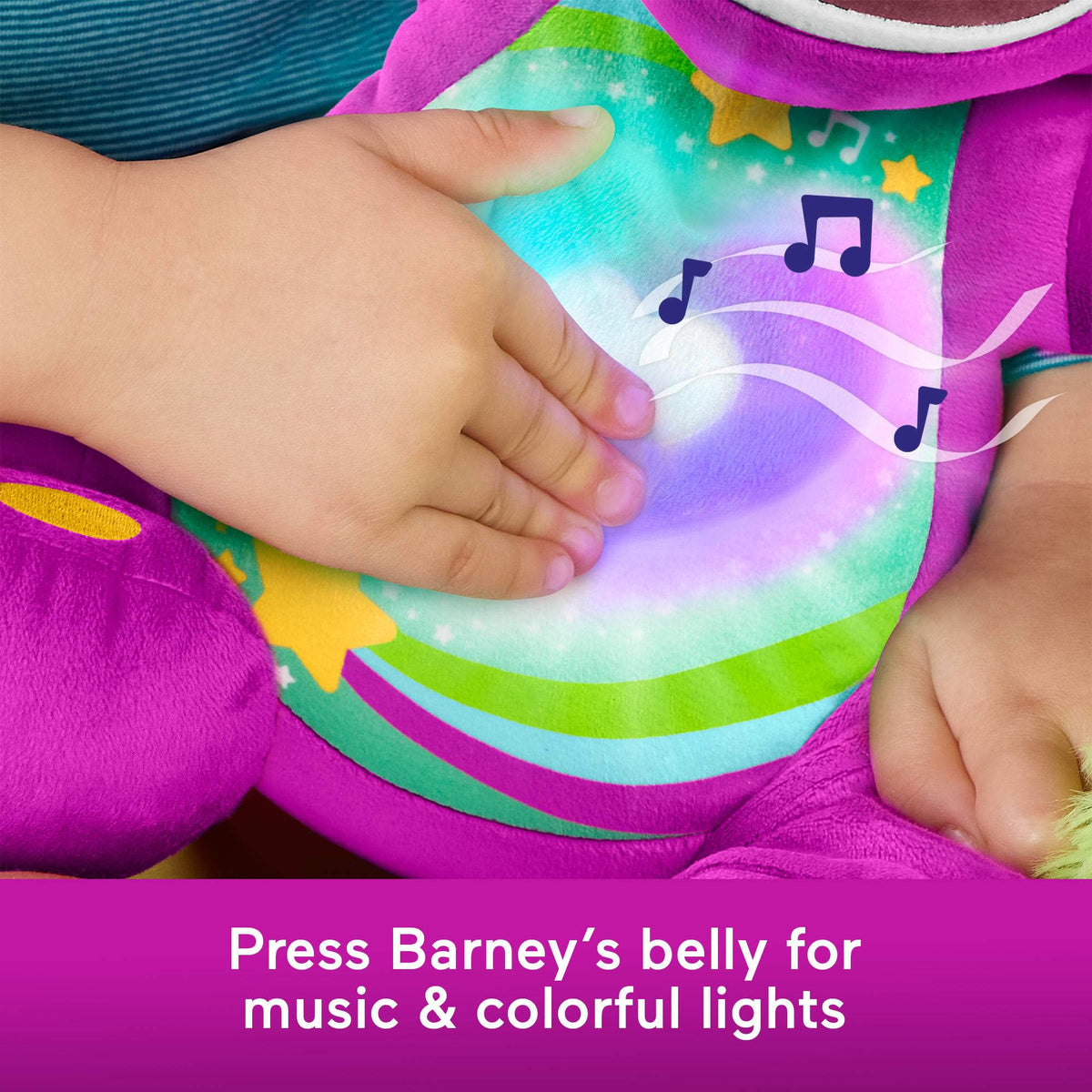 Barneys World Heart Glow Plush – Music & Lights Toy for Toddlers 2+ | Barney