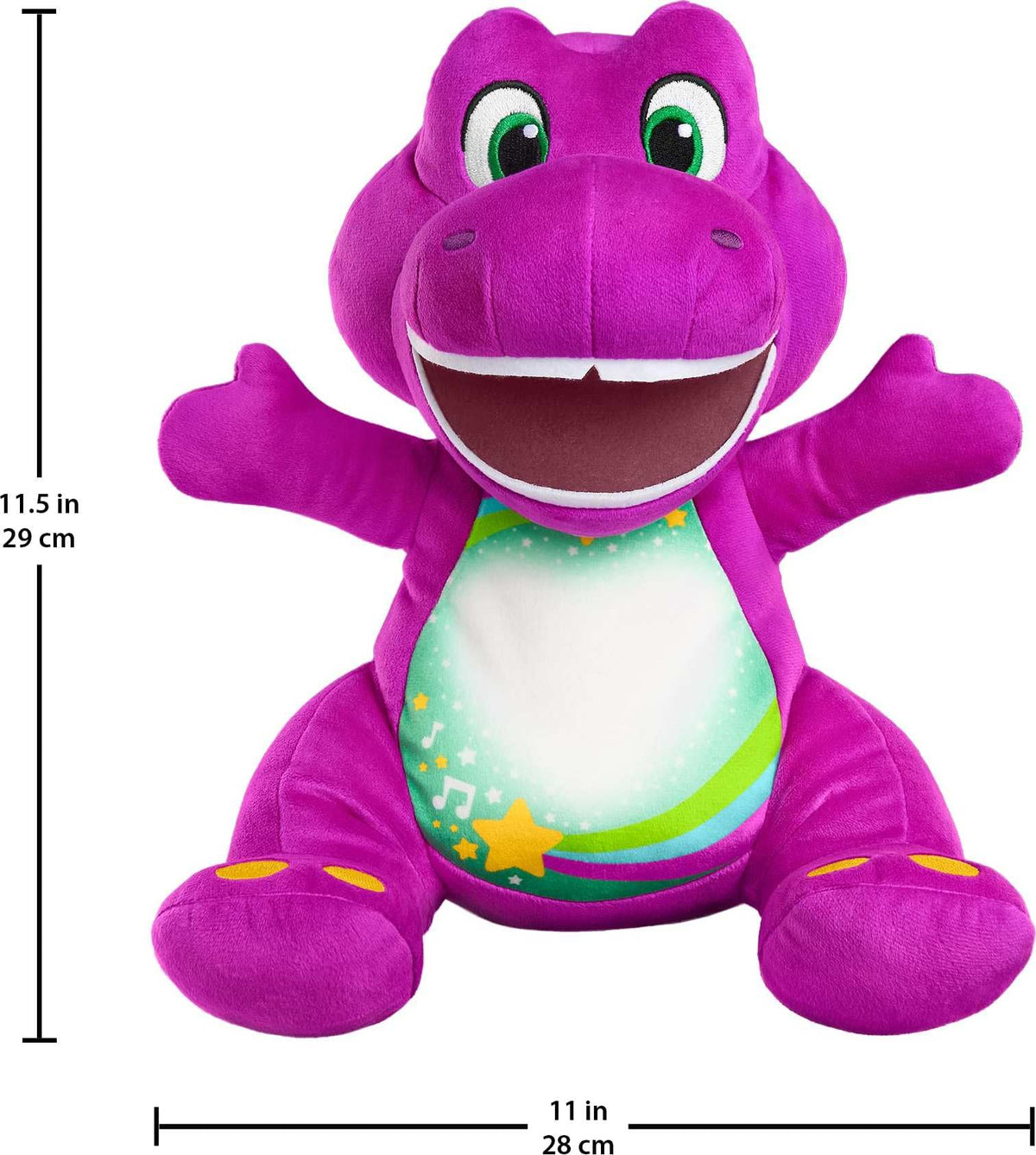 Barneys World Heart Glow Plush – Music & Lights Toy for Toddlers 2+ | Barney