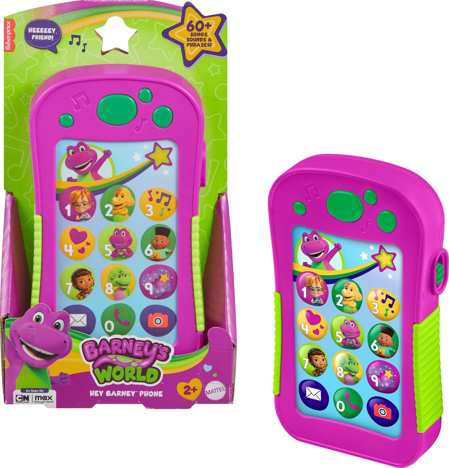 Barney's Hey Barney Phone — Multilingual Musical Toy for Toddlers