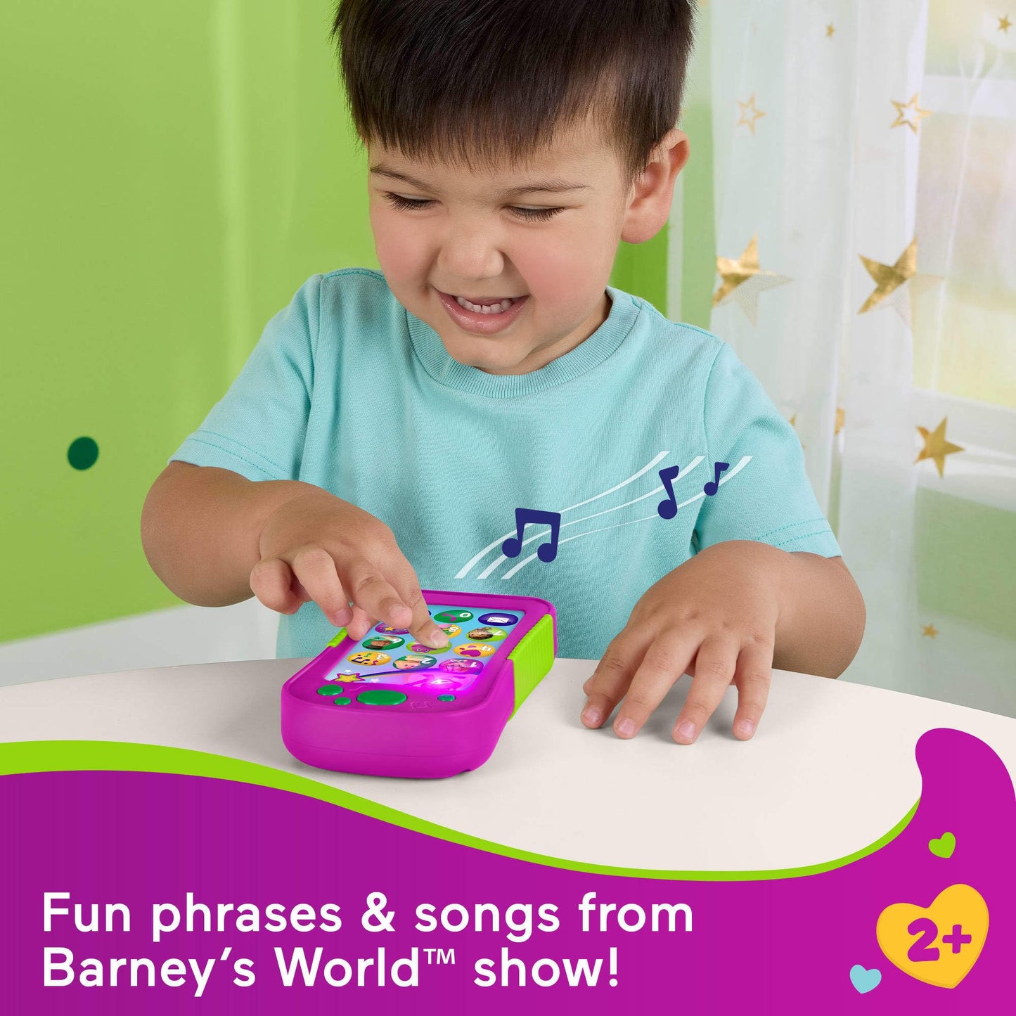 Barney's Hey Barney Phone — Multilingual Musical Toy for Toddlers