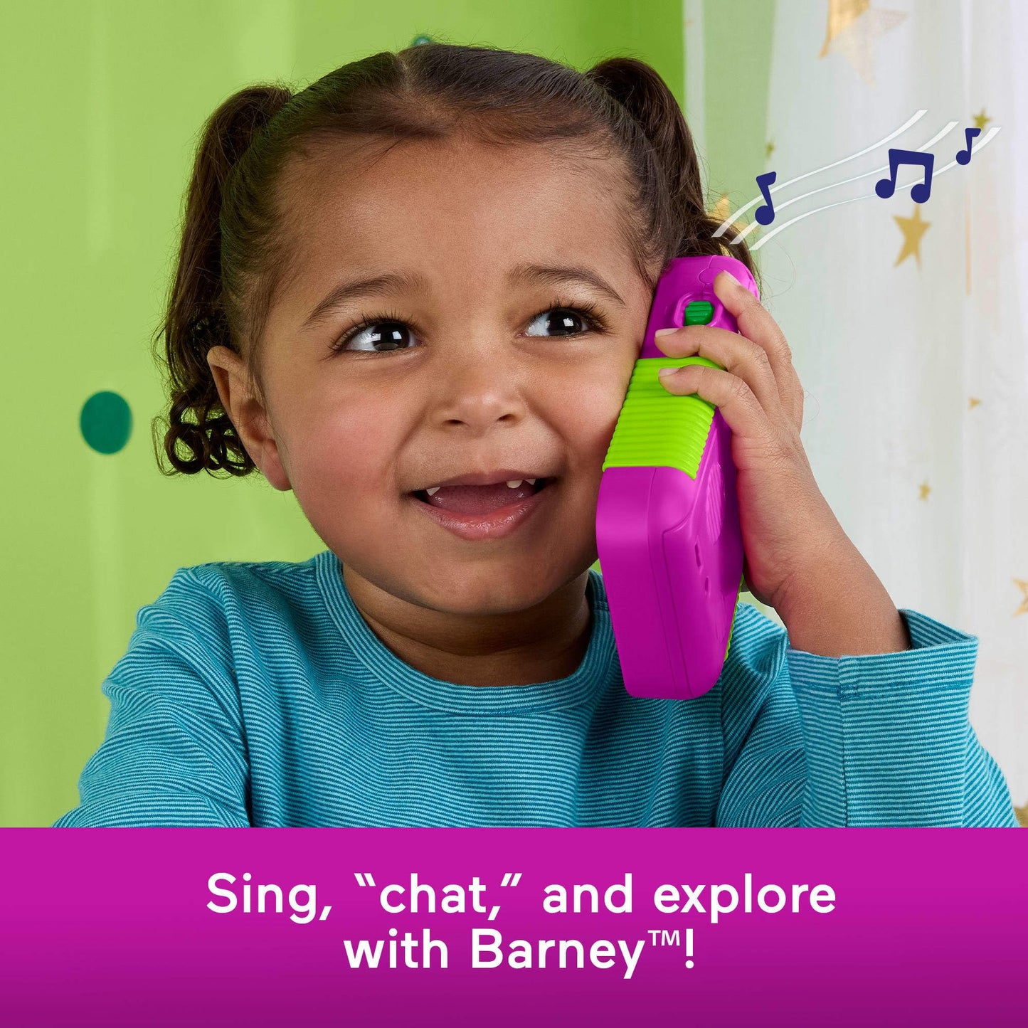 Barney's Hey Barney Phone — Multilingual Musical Toy for Toddlers
