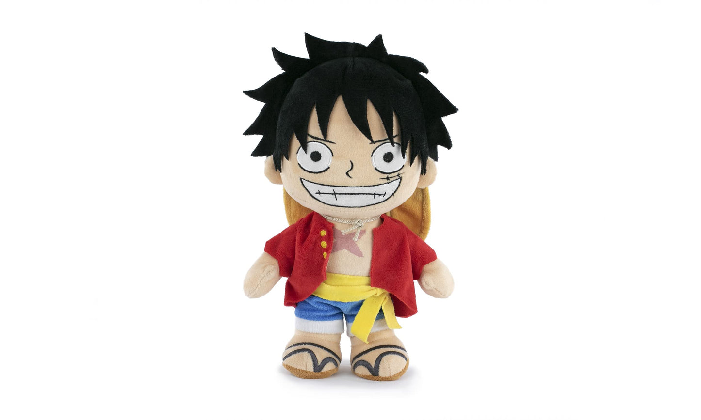 BARRADO One Piece Character Plush 28 cm – Luffy, Sanji, Zoro, Shanks – Super Soft Quality