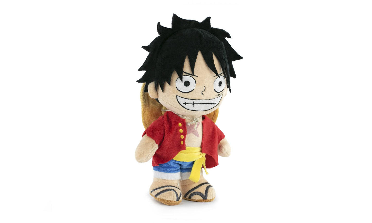 BARRADO One Piece Character Plush 28 cm – Luffy, Sanji, Zoro, Shanks – Super Soft Quality
