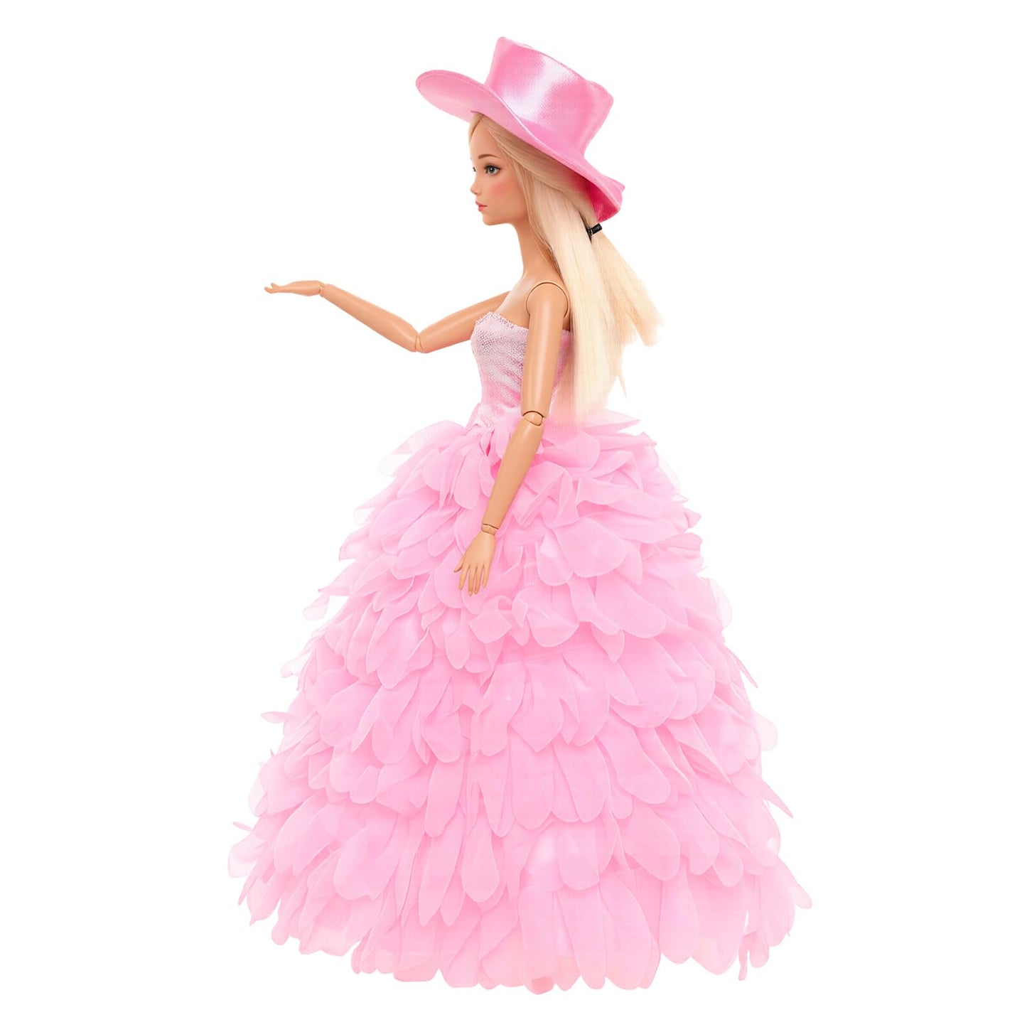BARWA White Wedding Dress with Veil + Pink Princess Dress for 11.5-inch Dolls