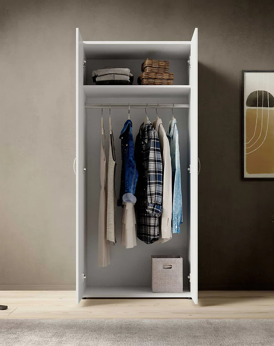 Base 2 Door Hinged Wardrobe