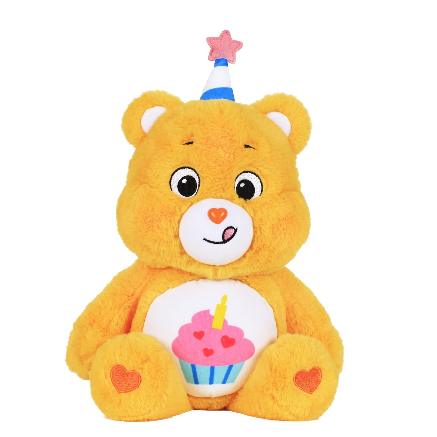 Birthday Bear Plush – Light-Up Belly, Singing Toy by Basic Fun