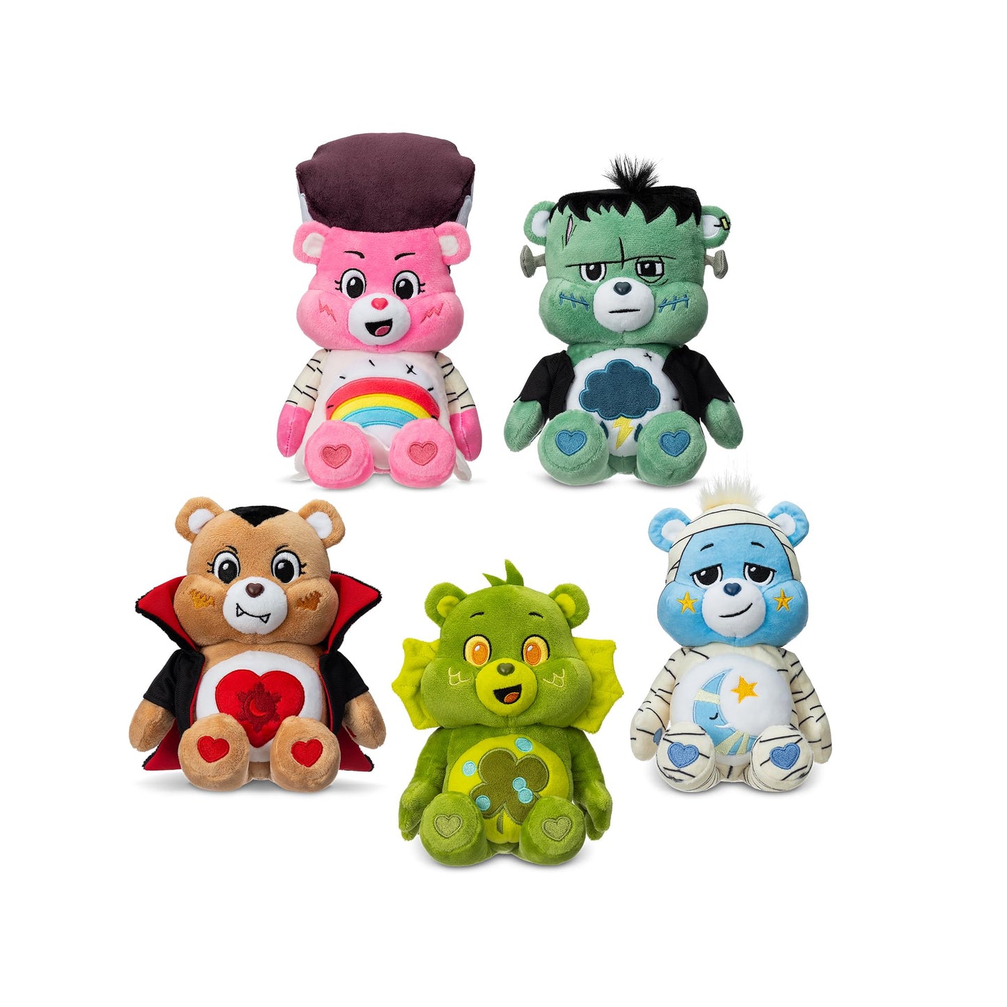 Care Bears x Universal Monsters 9-inch Fun Size Plush — Good Luck Bear as Creature from the Black Lagoon | Soft, Collectible Plush