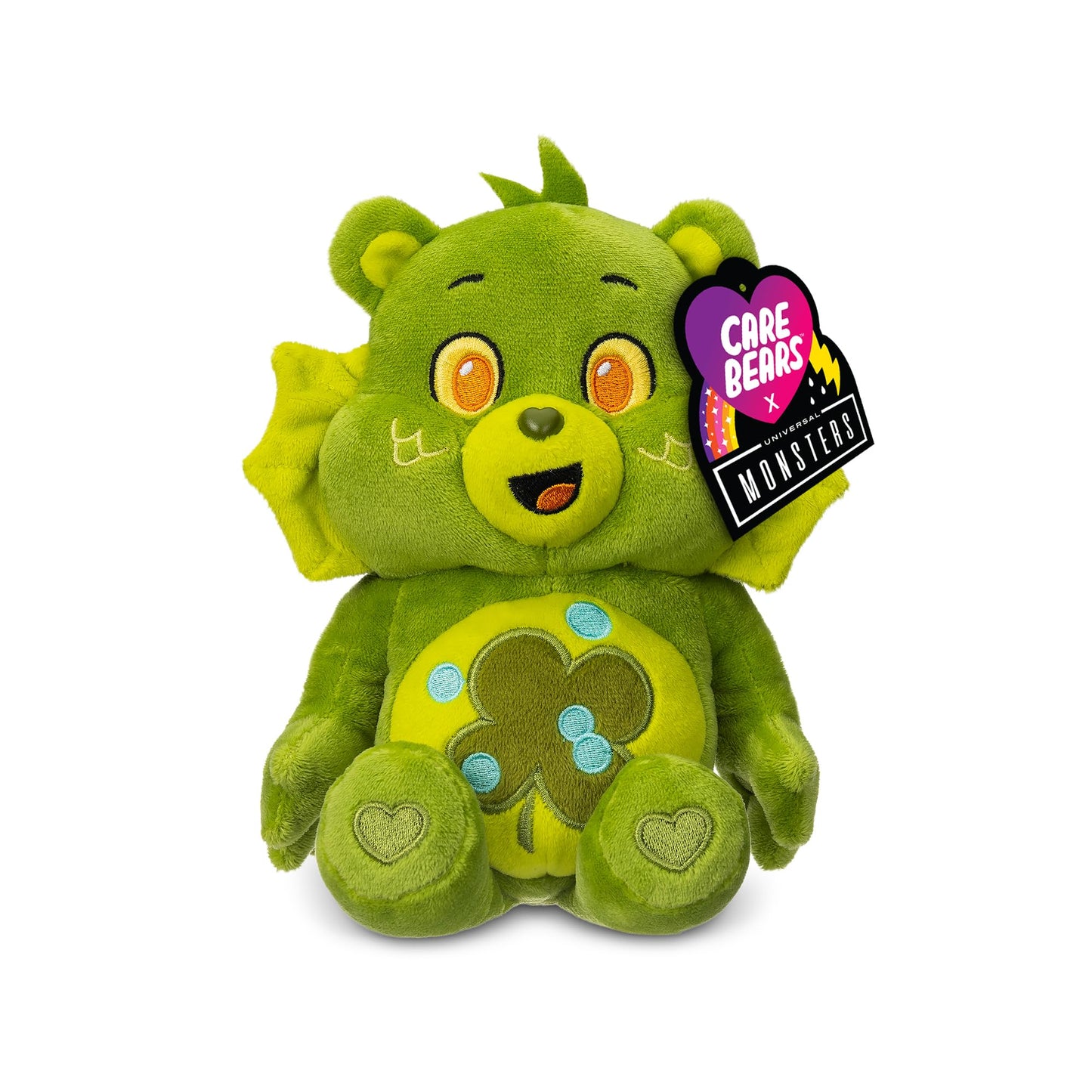Care Bears x Universal Monsters 9-inch Fun Size Plush — Good Luck Bear as Creature from the Black Lagoon | Soft, Collectible Plush