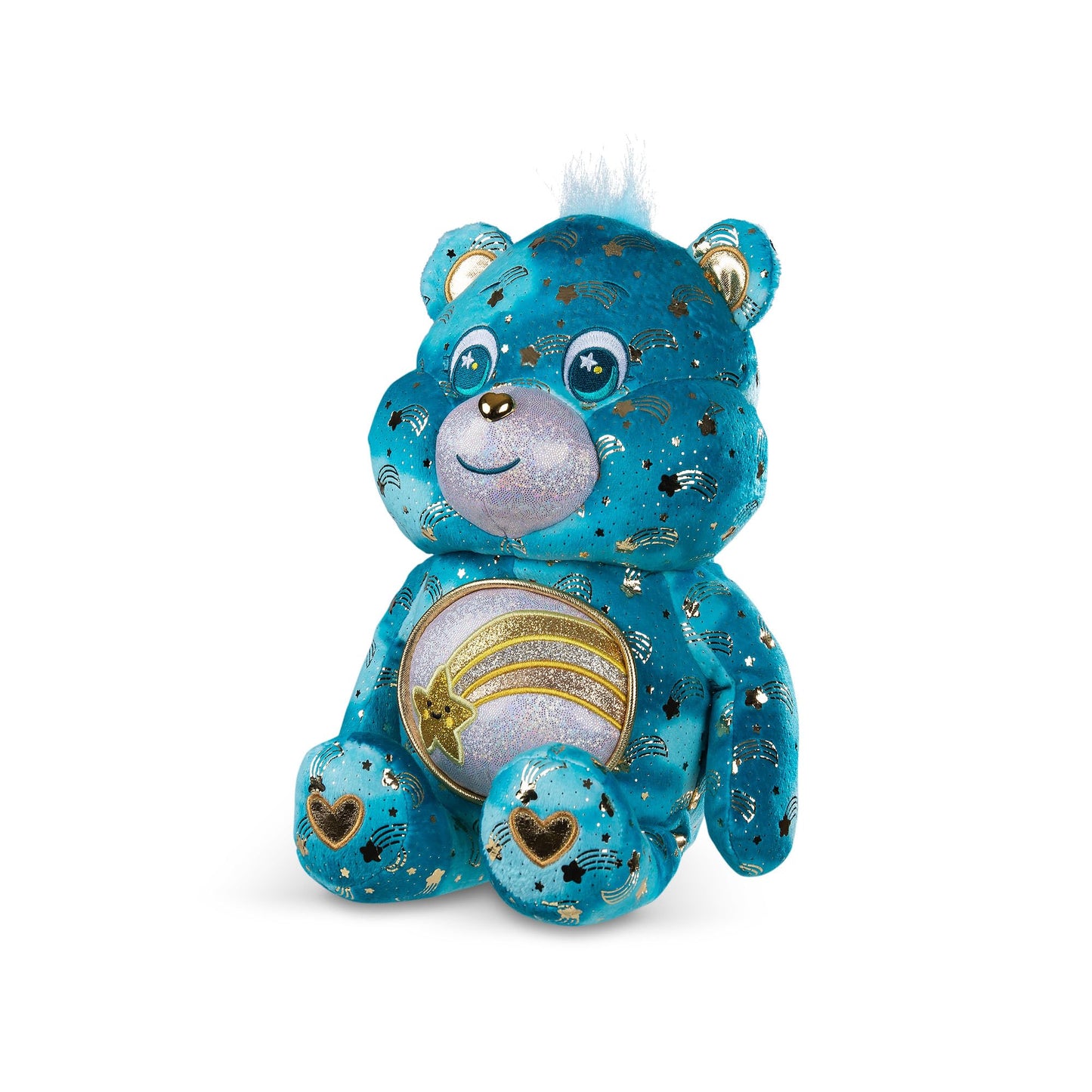 Basic Fun Care Bears Wish Bear 35cm Luminous Belly Plush – Eco-Friendly Glow Toy