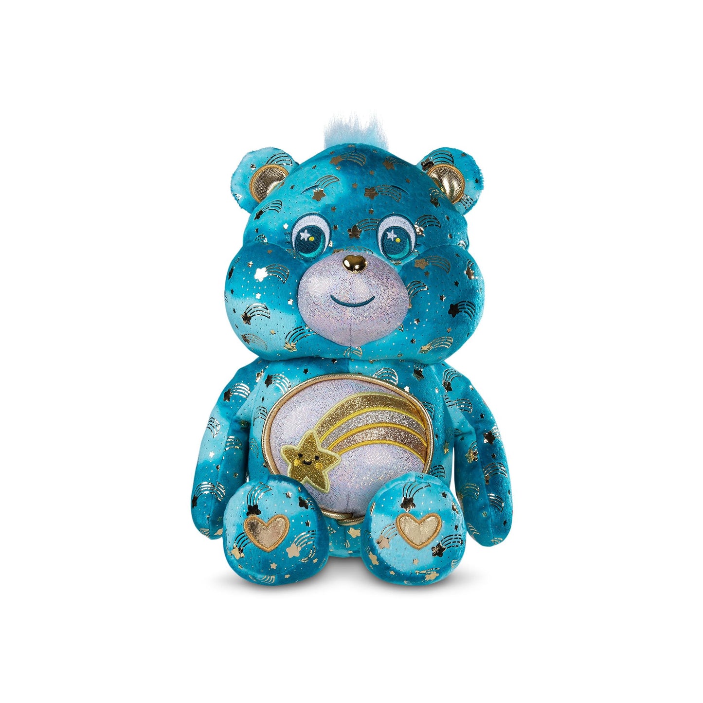 Basic Fun Care Bears Wish Bear 35cm Luminous Belly Plush – Eco-Friendly Glow Toy