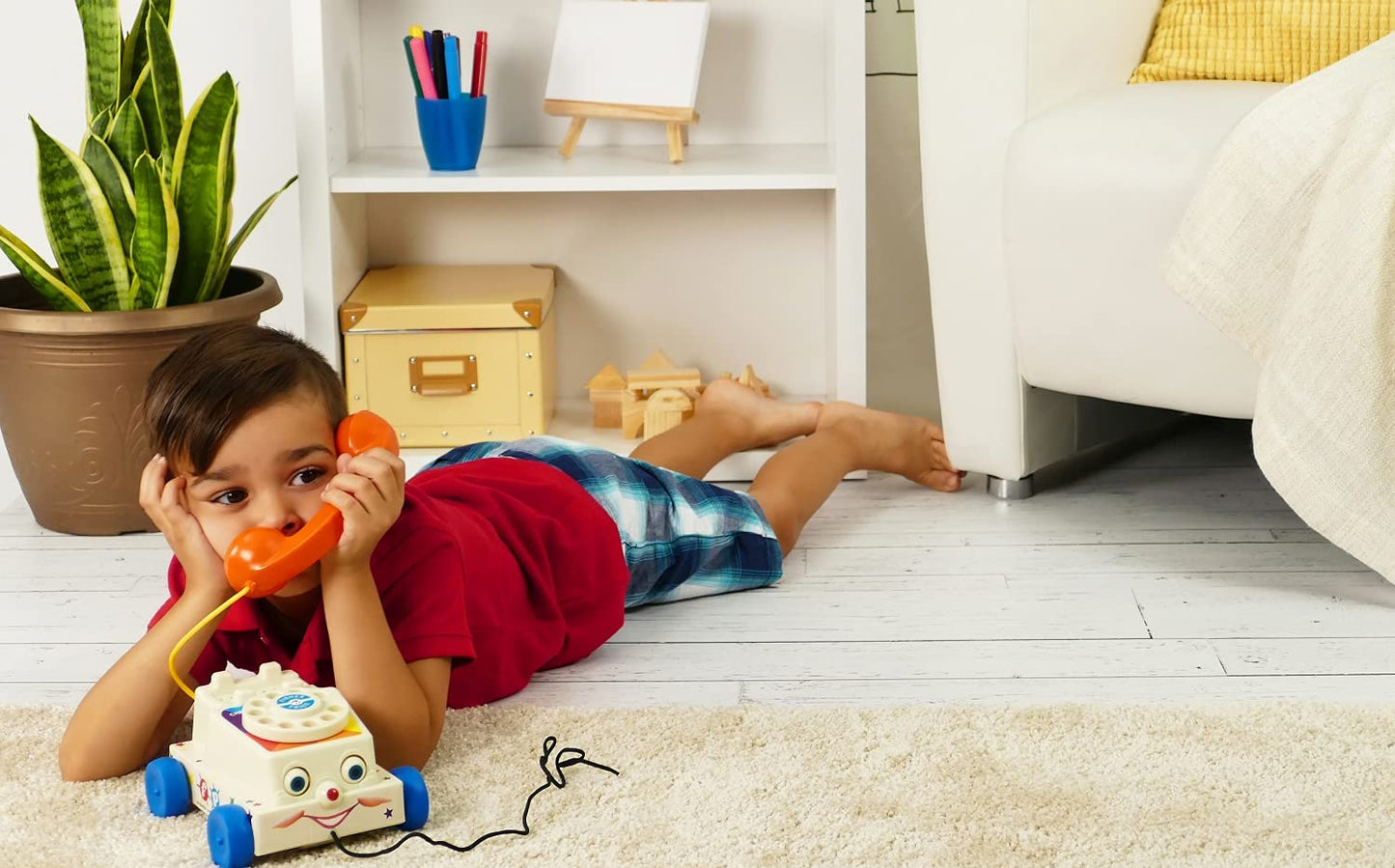 Basic Fun Fisher-Price Classics Retro Chatter Phone | Classic Pretend Play Toy