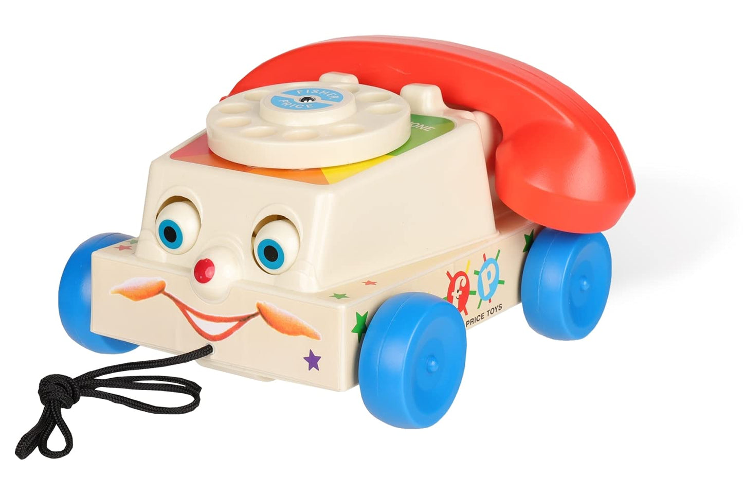 Basic Fun Fisher-Price Classics Retro Chatter Phone | Classic Pretend Play Toy