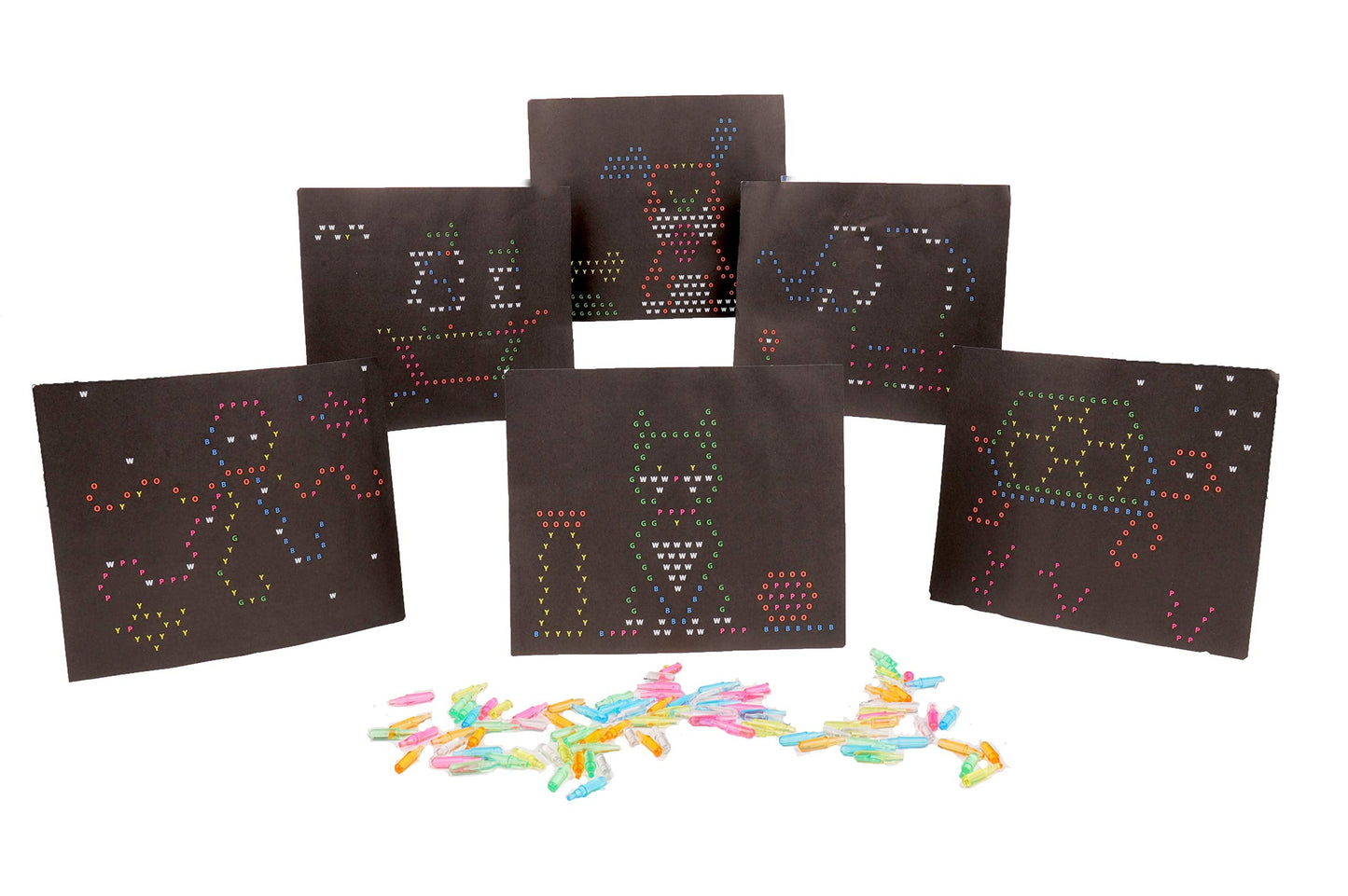 Lite-Brite Peg & Template Refill Pack – Glow Drawing Board Accessories by Basic Fun