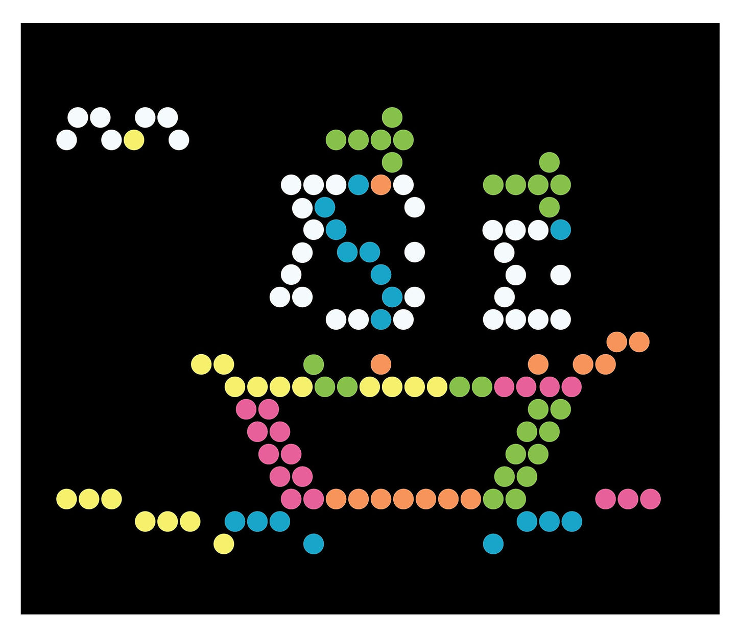 Lite-Brite Peg & Template Refill Pack – Glow Drawing Board Accessories by Basic Fun
