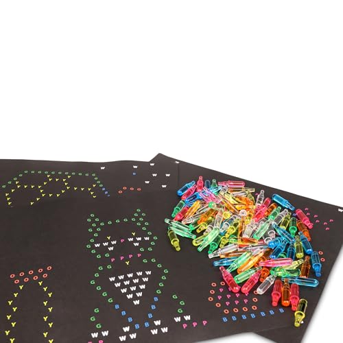 Lite-Brite Peg & Template Refill Pack – Glow Drawing Board Accessories by Basic Fun