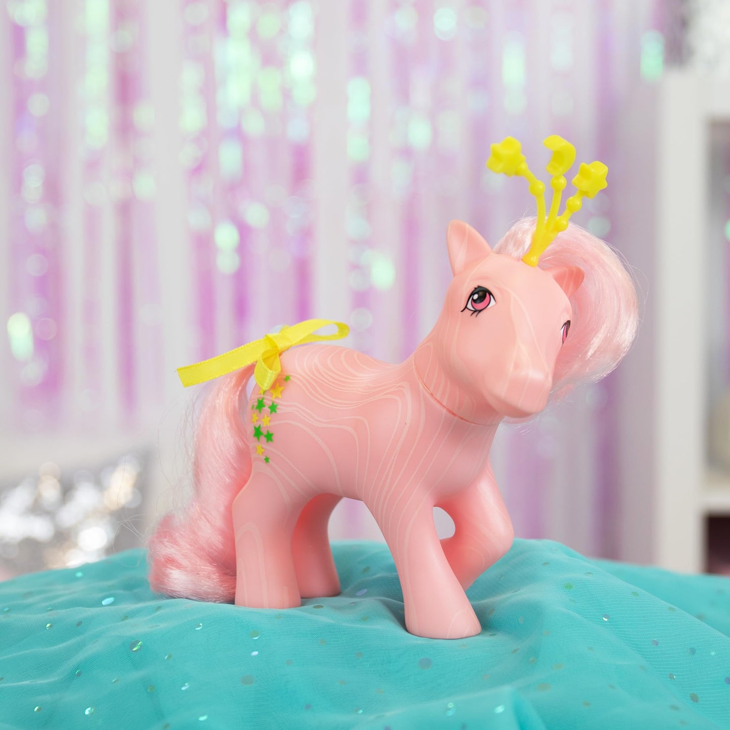 My Little Pony Celestial Pony Milky Way – Retro 4-Inch Collectible Figure | Basic Fun