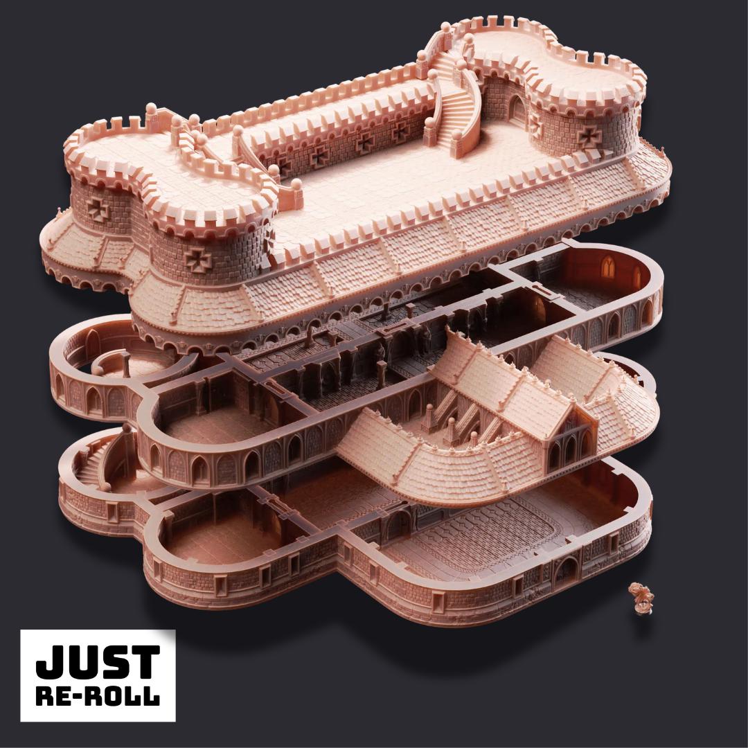 Bastion of the Wandering Mage - 3D Printed Fortress Terrain