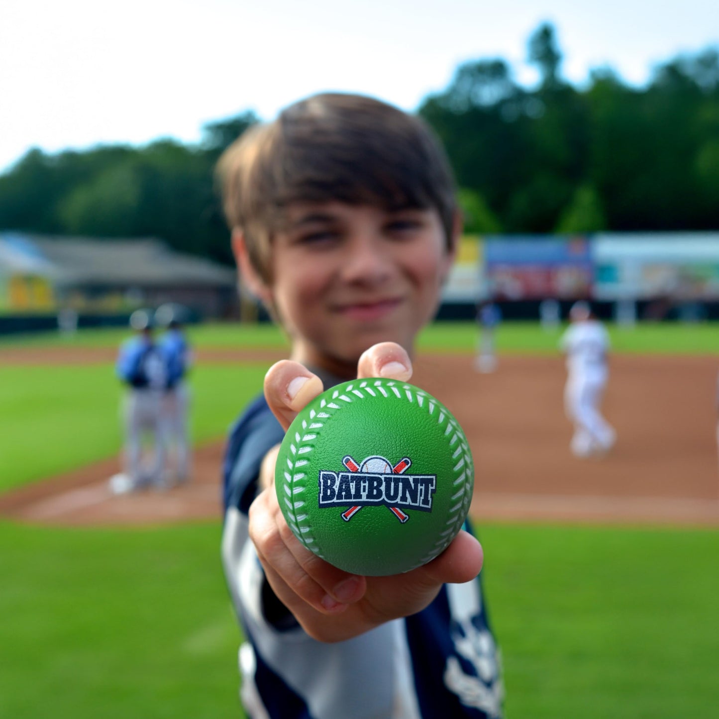 BATBUNT Foam Baseballs for Kids – 4-Pack Soft Training Balls (Red/Blue/Yellow/Green)