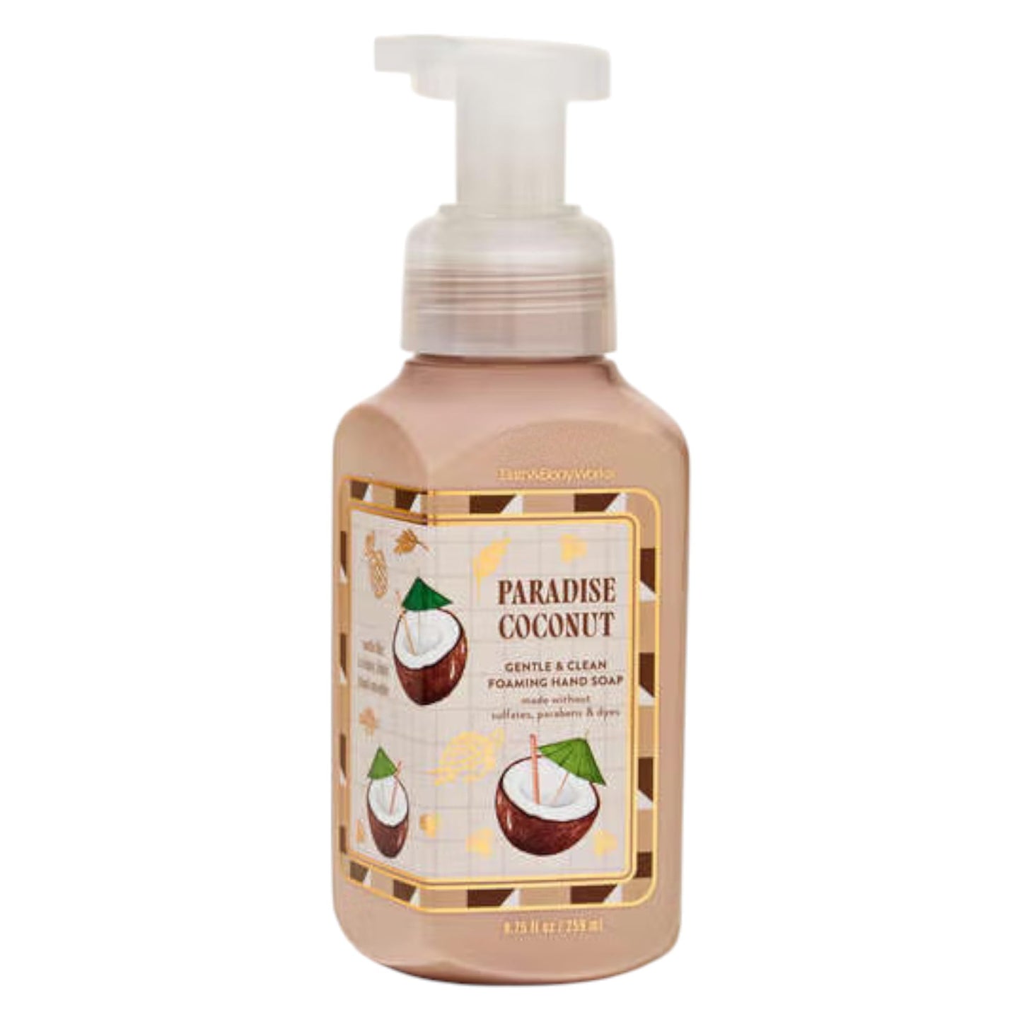 Bath & Body Works Paradise Coconut Gentle Foaming Hand Soap – 8.75 oz