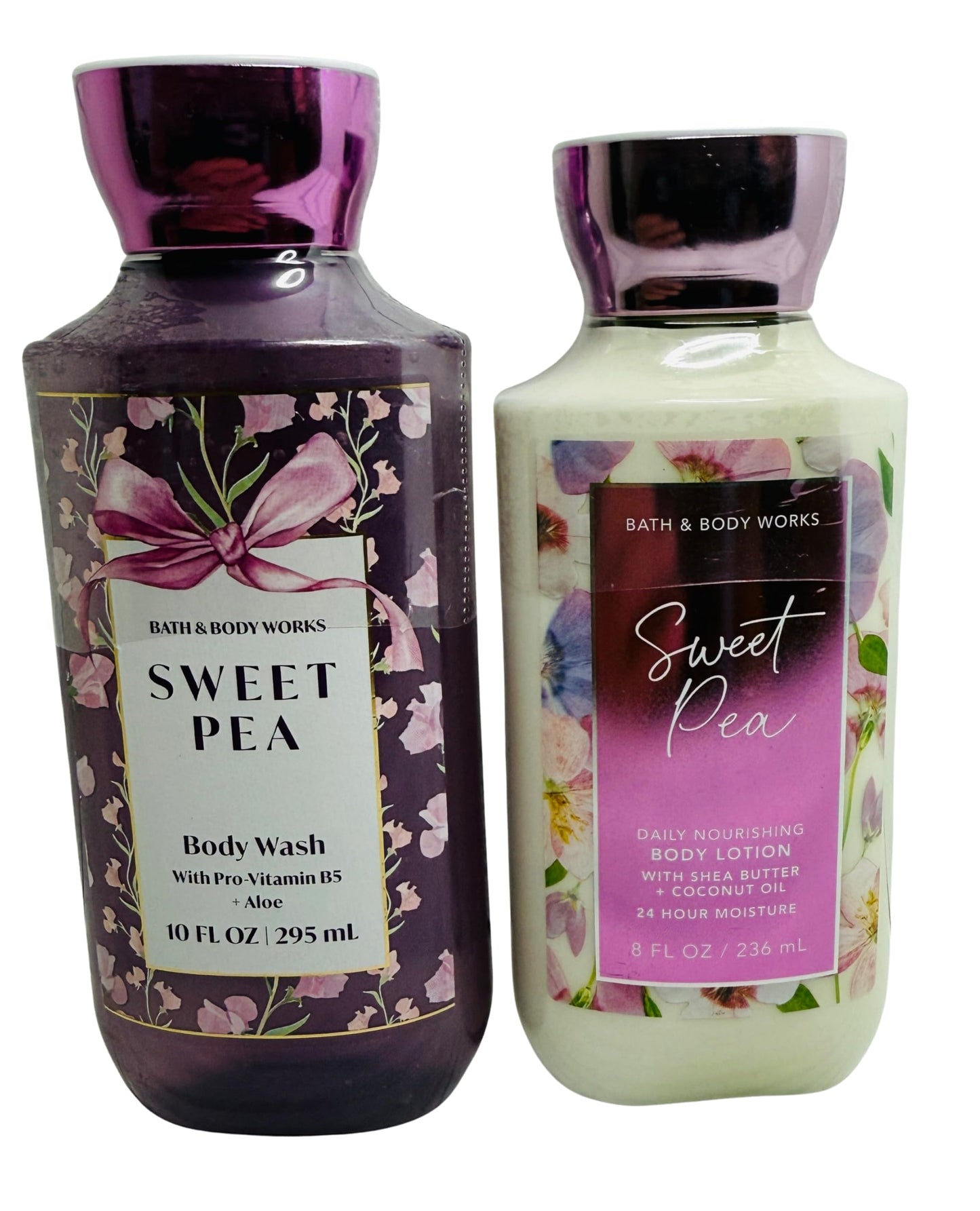Bath & Body Works Women's Sweet Pea Lotion & Shower Gel Set – 2 Piece