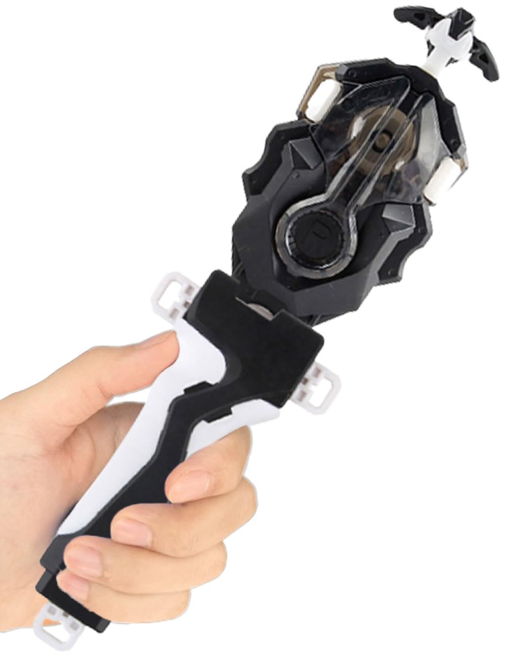 Battbeyle Bey Battling Burst Launcher & Grip B-184 – Left & Right Spin DB Layer System, Black