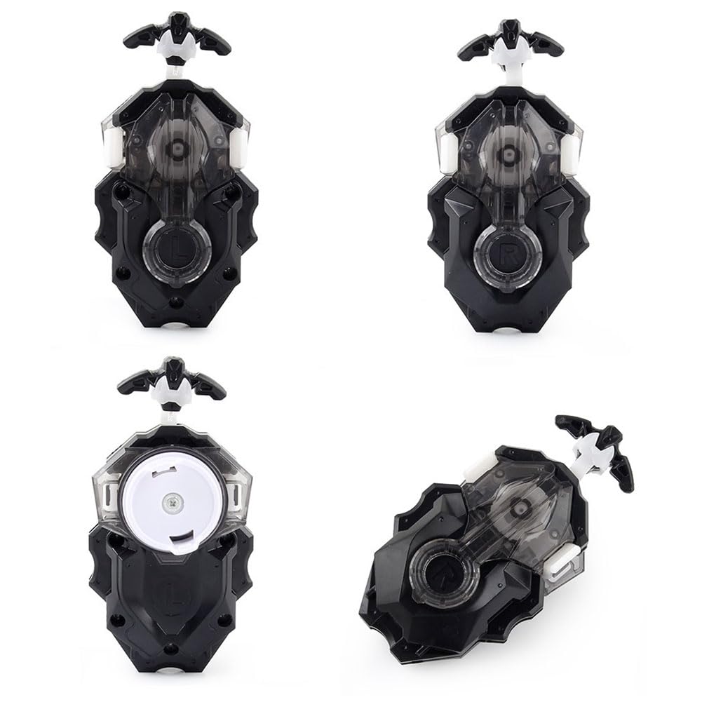 Battbeyle Bey Battling Burst Launcher & Grip B-184 – Left & Right Spin DB Layer System, Black