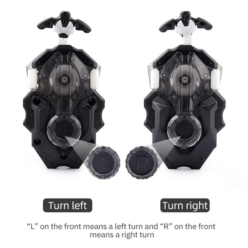 Battbeyle Bey Battling Burst Launcher & Grip B-184 – Left & Right Spin DB Layer System, Black