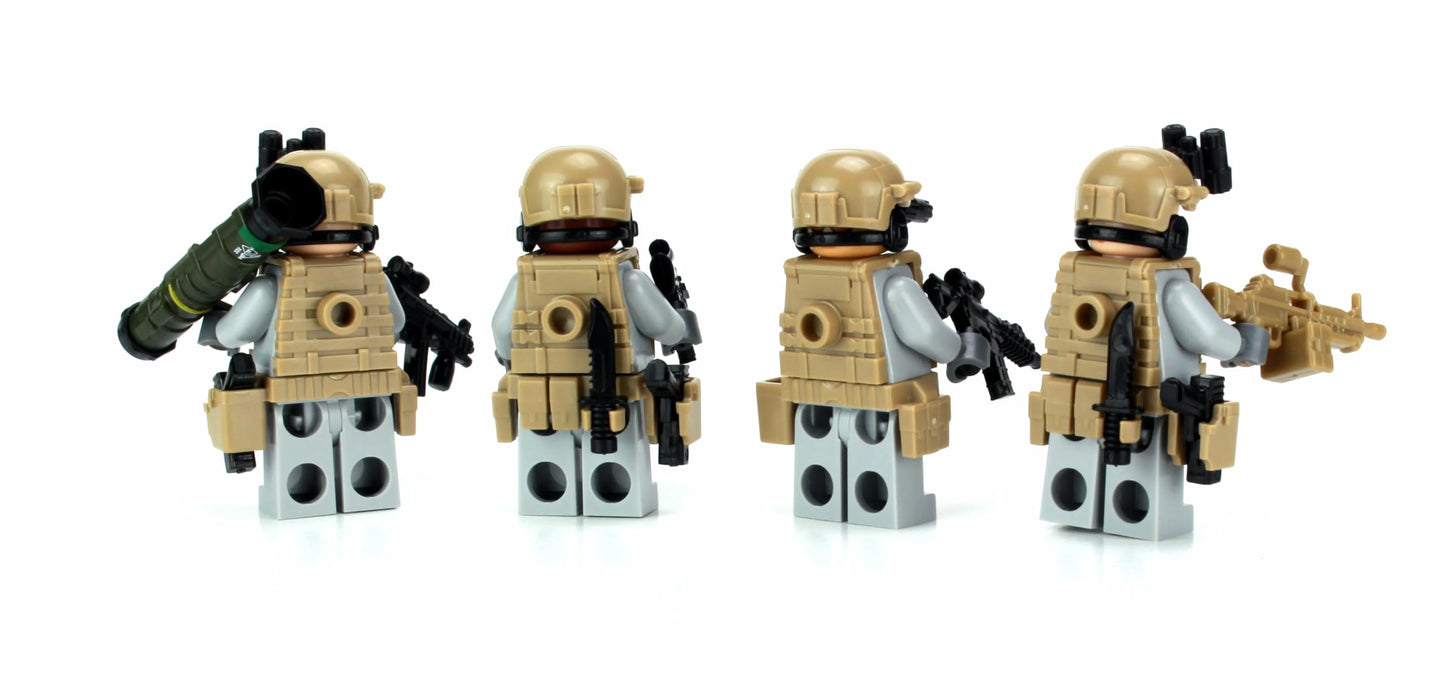 Battle Brick Army Ranger Custom Minifigure | 1.6-Inch Tall | 90% USA-Mmade Gear | LEGO Compatible | Ages 10+