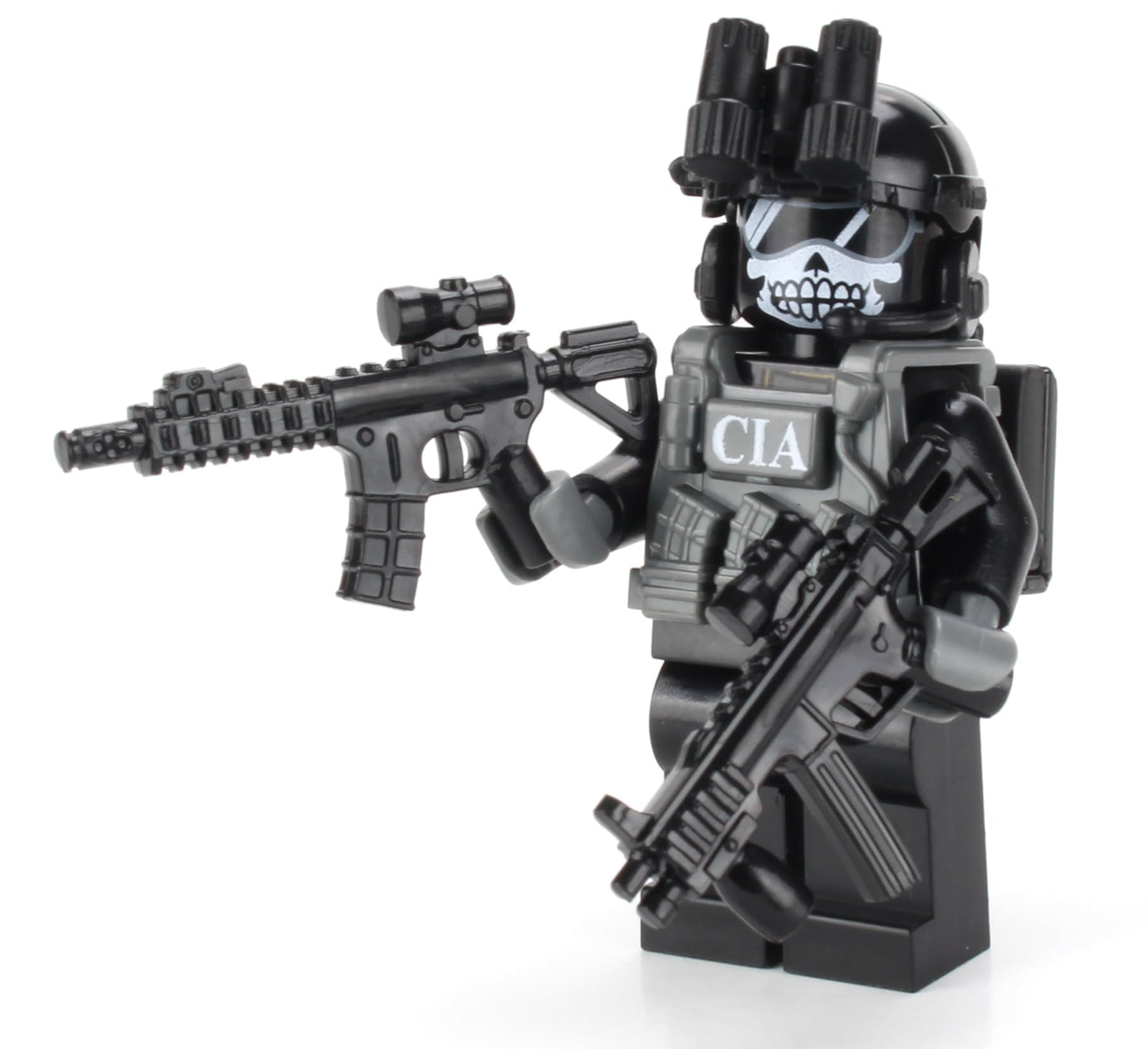 Battle Brick CIA Ghost SAD/SOG Commando Minifigure – Head Printed in USA