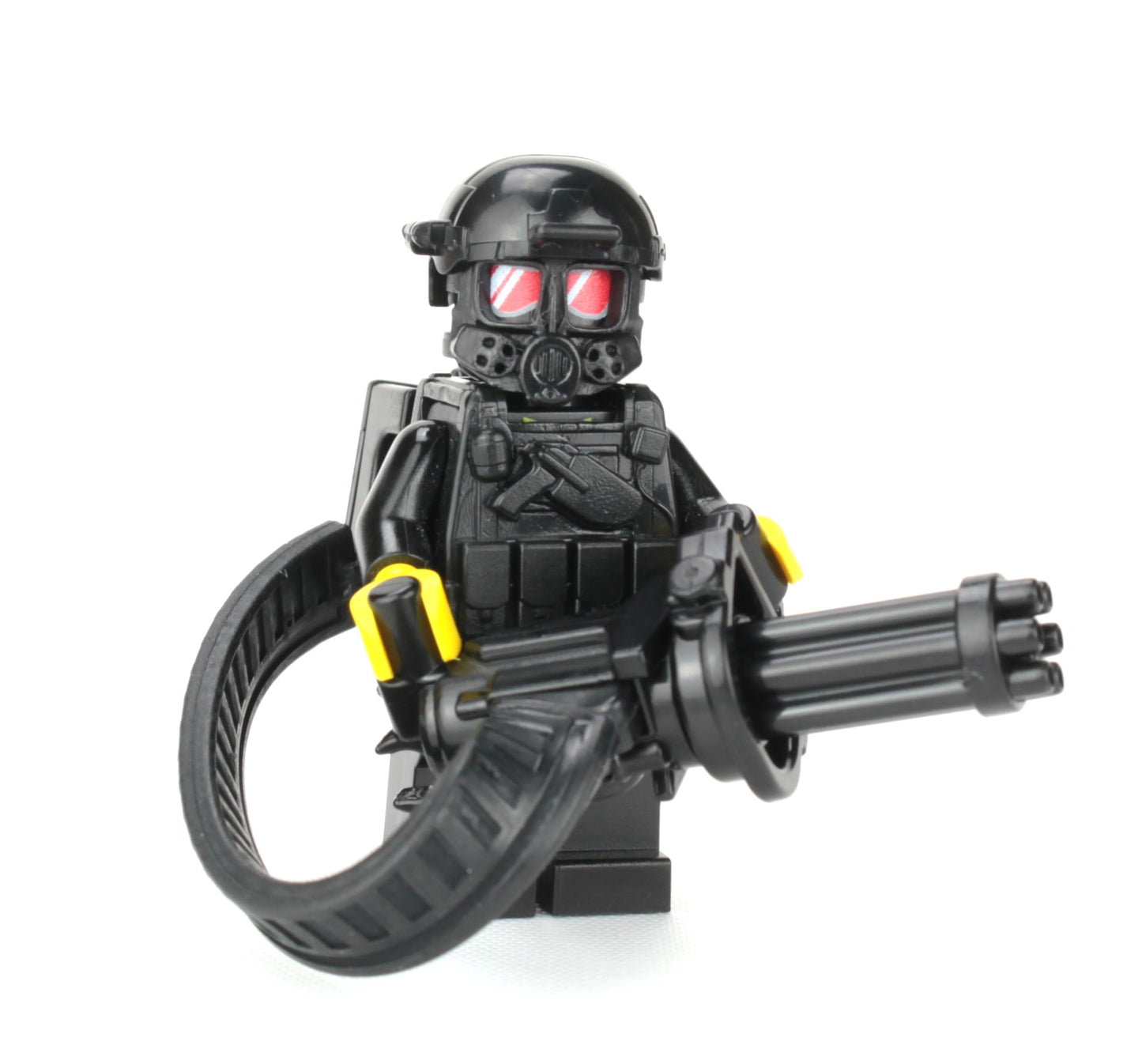 Battle Brick 1.6-Inch Heavy Gunner Minifigure | Genuine Military Minifig