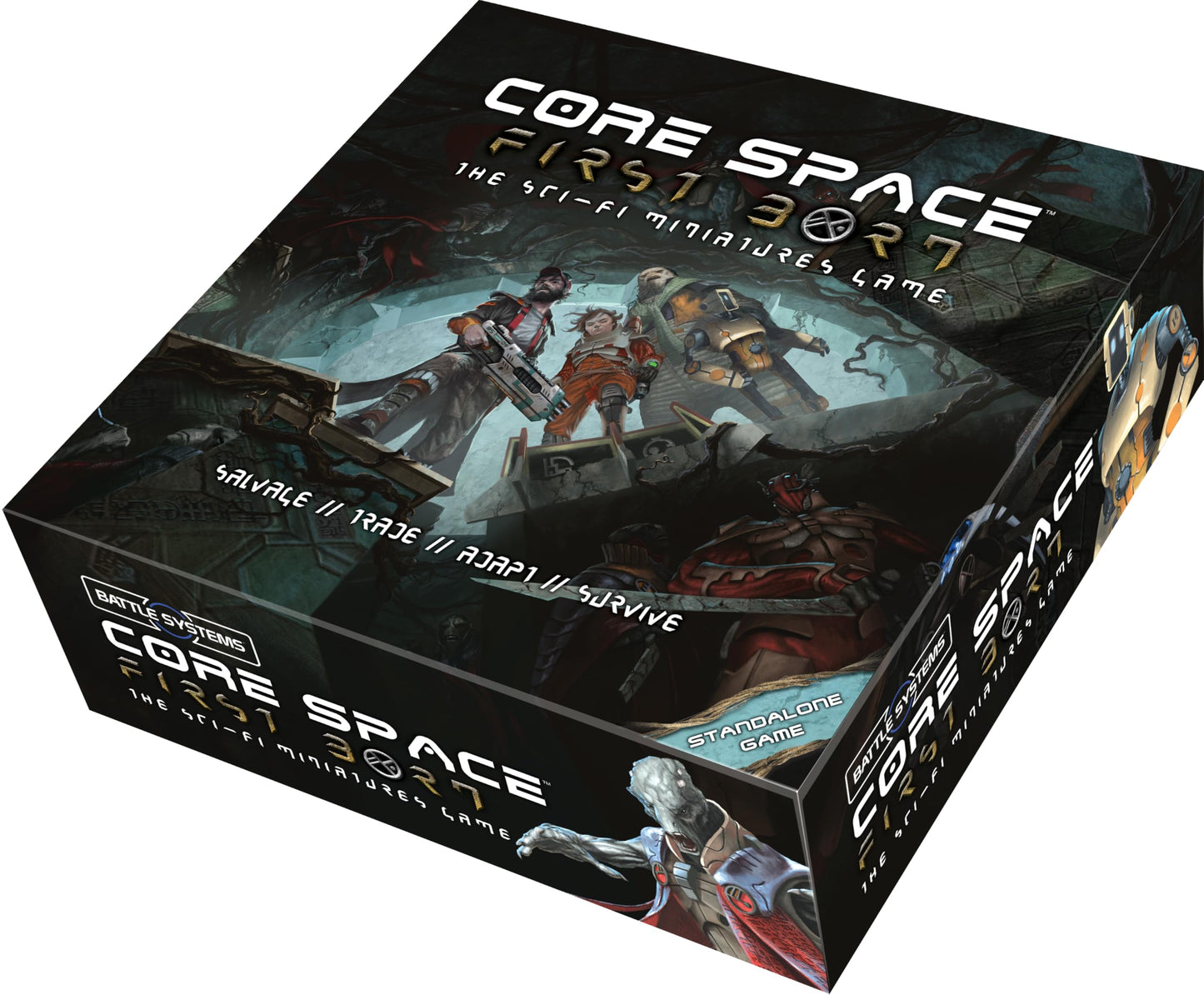 Battle Systems Core Space First Born Starter Set – Sci‑Fi Miniatures & 3D Terrain