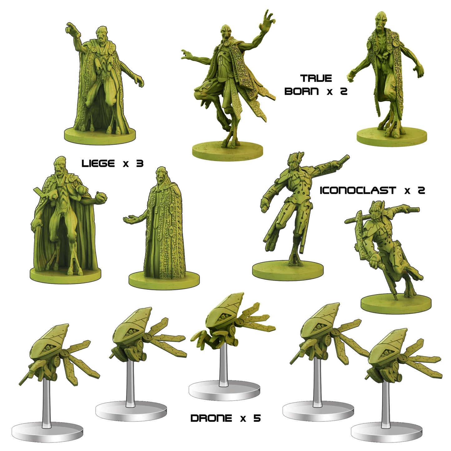 Battle Systems Core Space First Born Starter Set – Sci‑Fi Miniatures & 3D Terrain