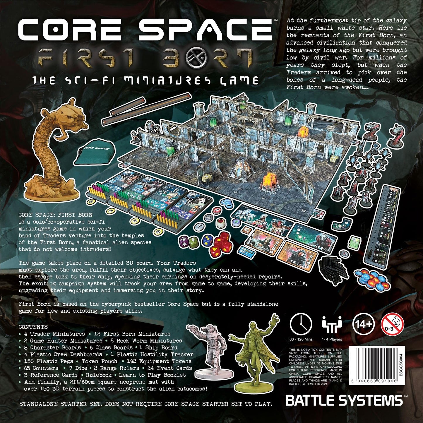 Battle Systems Core Space First Born Starter Set – Sci‑Fi Miniatures & 3D Terrain