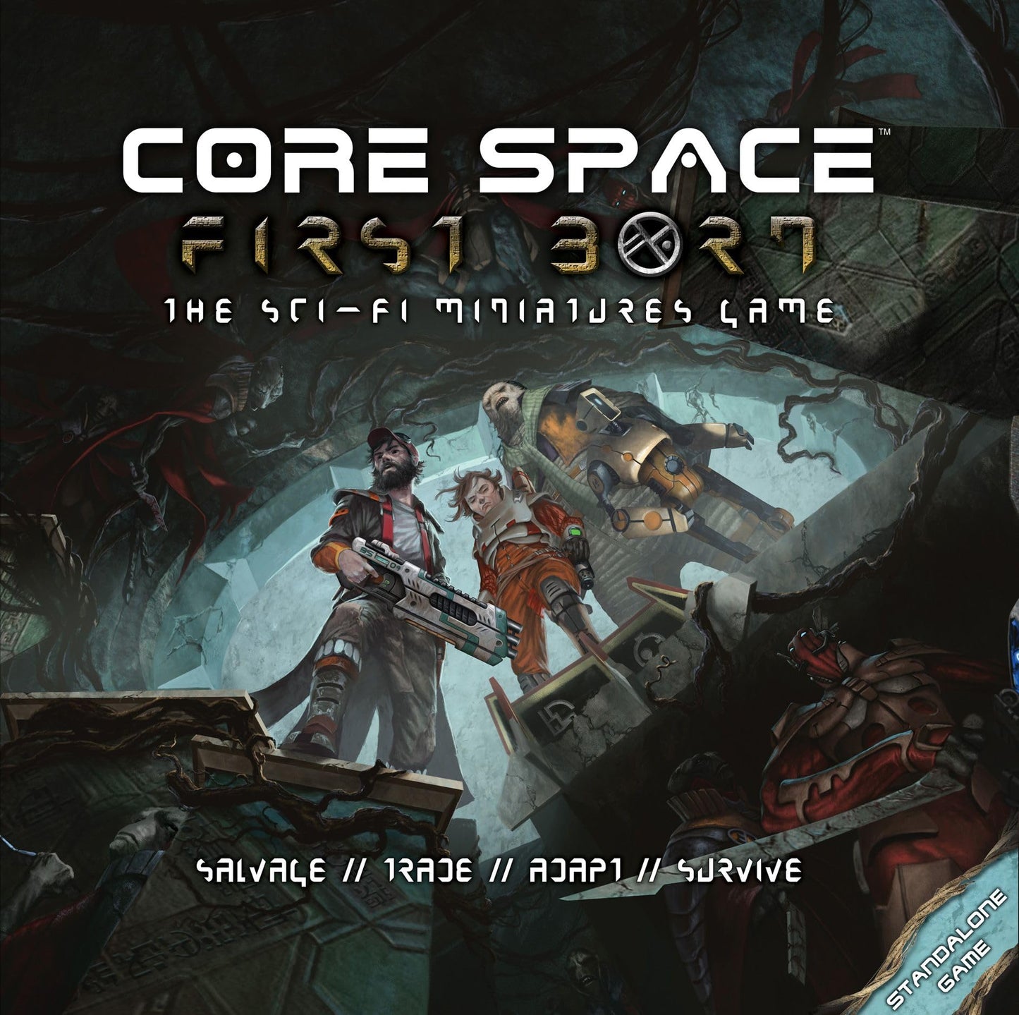Battle Systems Core Space First Born Starter Set – Sci‑Fi Miniatures & 3D Terrain