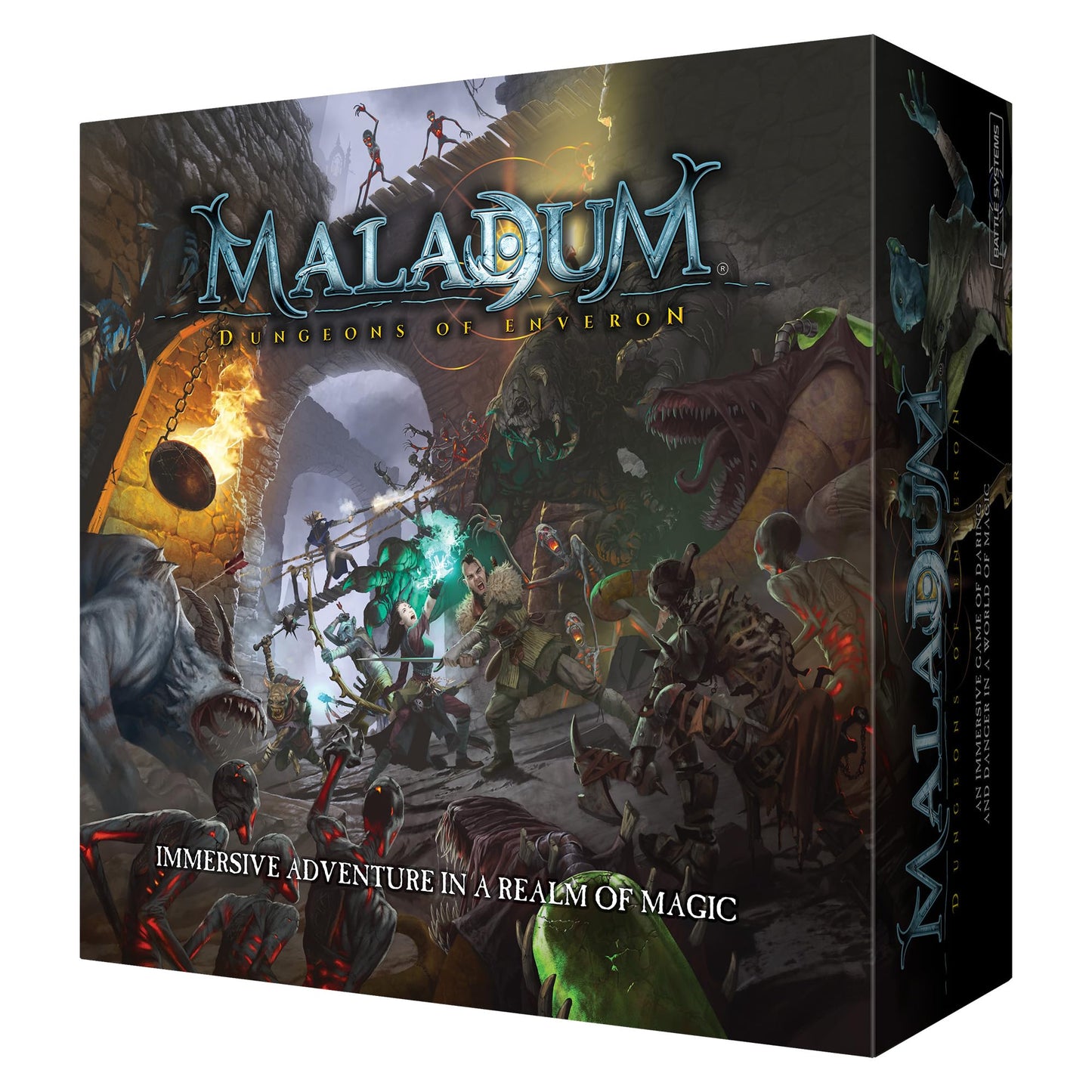 Battle Systems Maladum Dungeons of Enveron Starter Set – Immersive Fantasy Dungeon Crawler